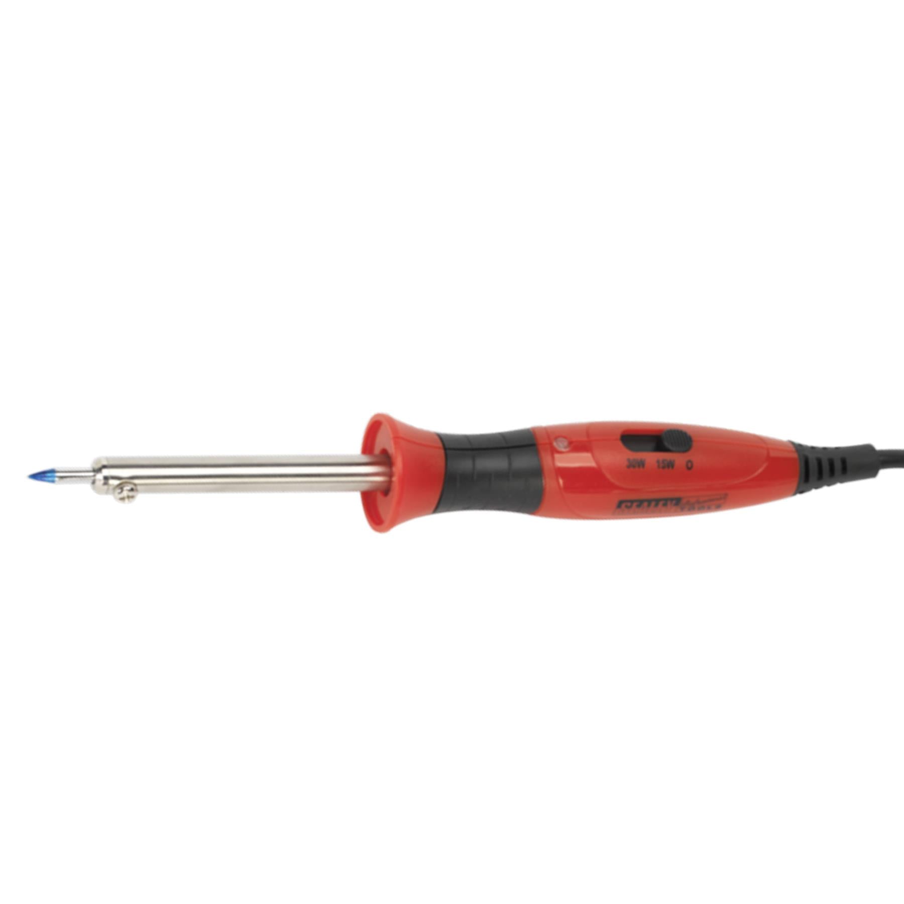 Sealey Prof Soldering Iron Long-Life Tip Dual Wattage 15/30W/230V