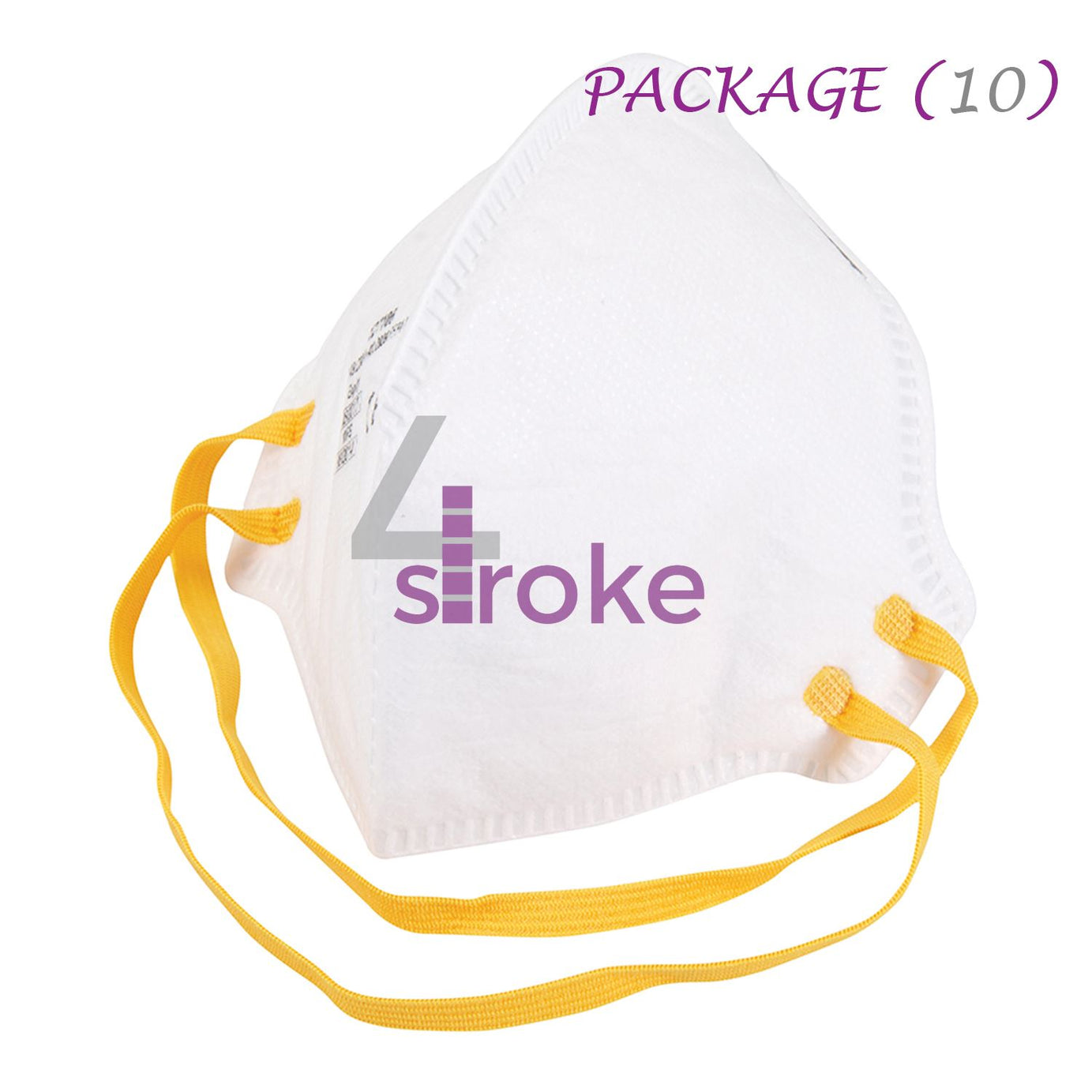 10 Face Mask Respirator FFP1 Sanding Paint Aerosol Dust Bodyshop Safety Foldflat