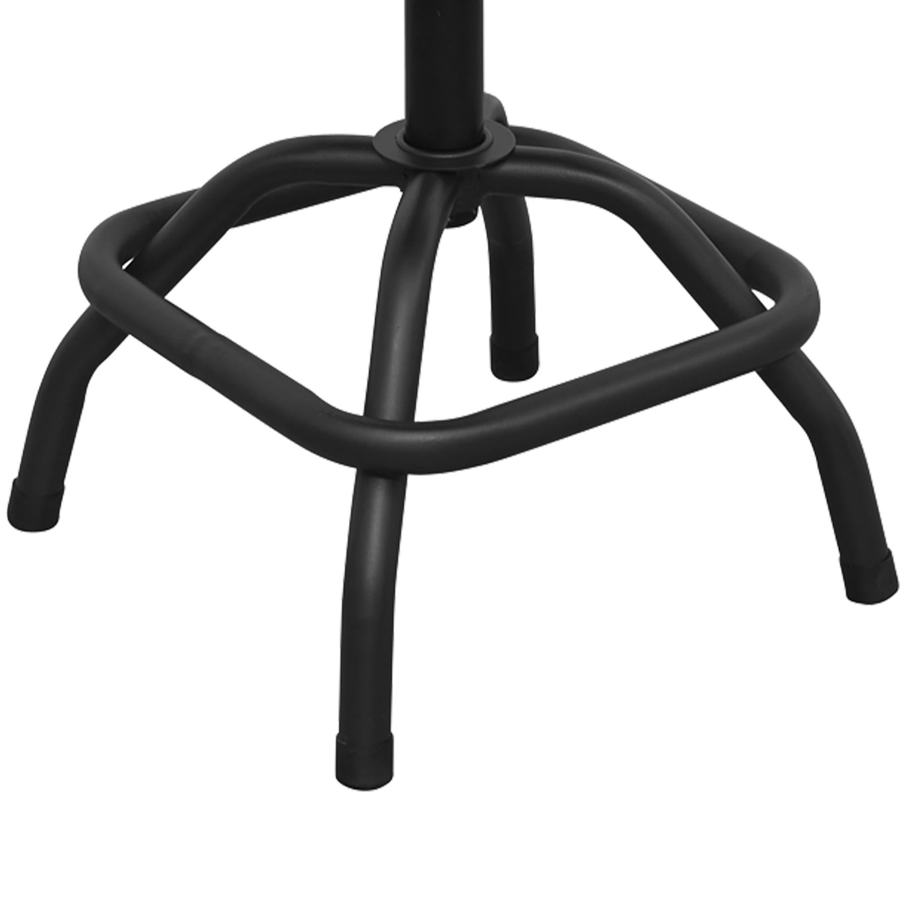 Sealey Workshop Stool Pneumatic w/ Ad. Ht. Swivel Seat & Back Rest