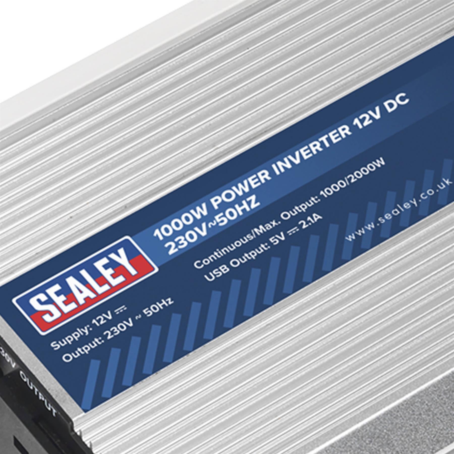 Sealey Power Inverter 1000W 12V DC - 230V~50Hz