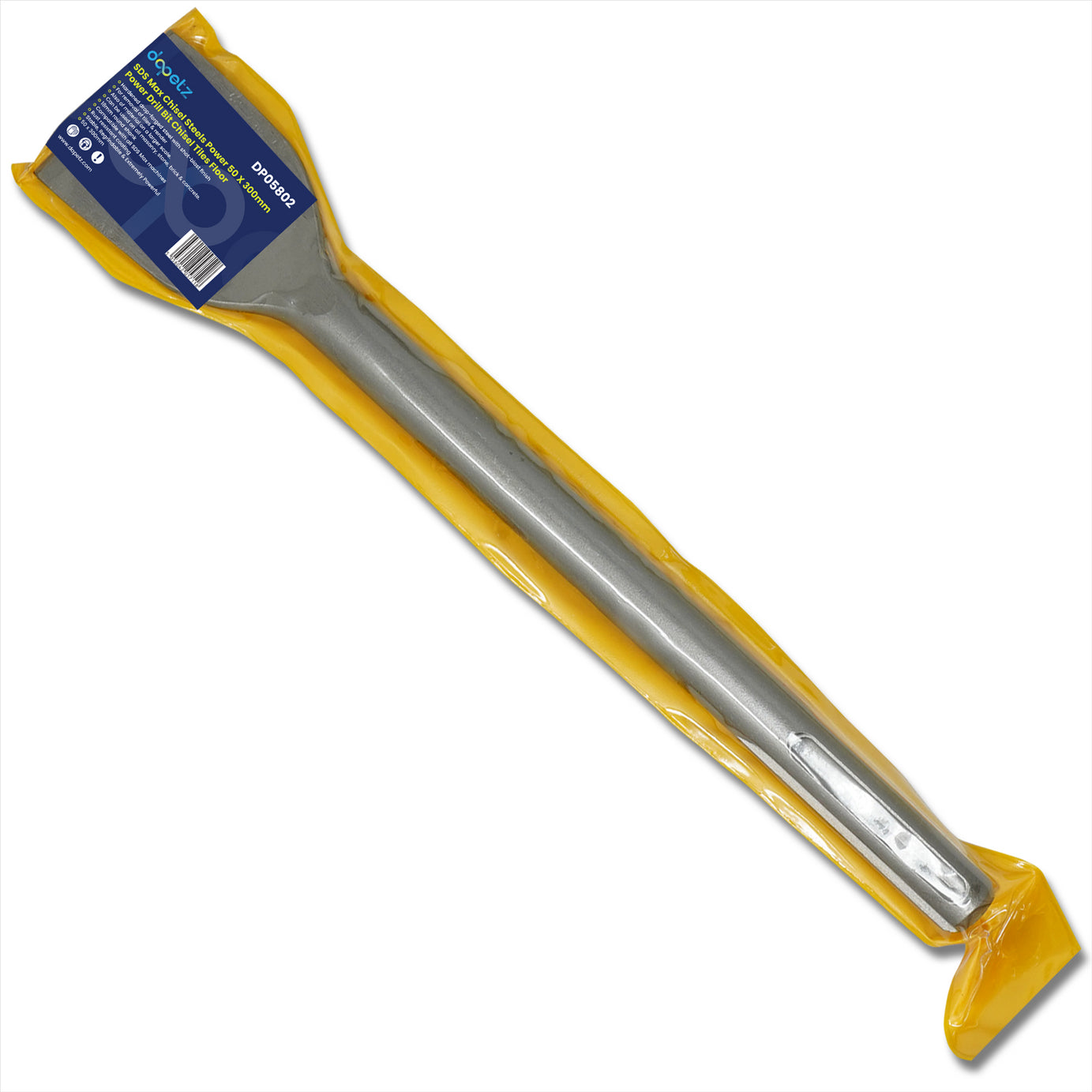 SDS Max Hammer Chisel 50mm x 300mm Bolster Concrete, Brick, Masonry