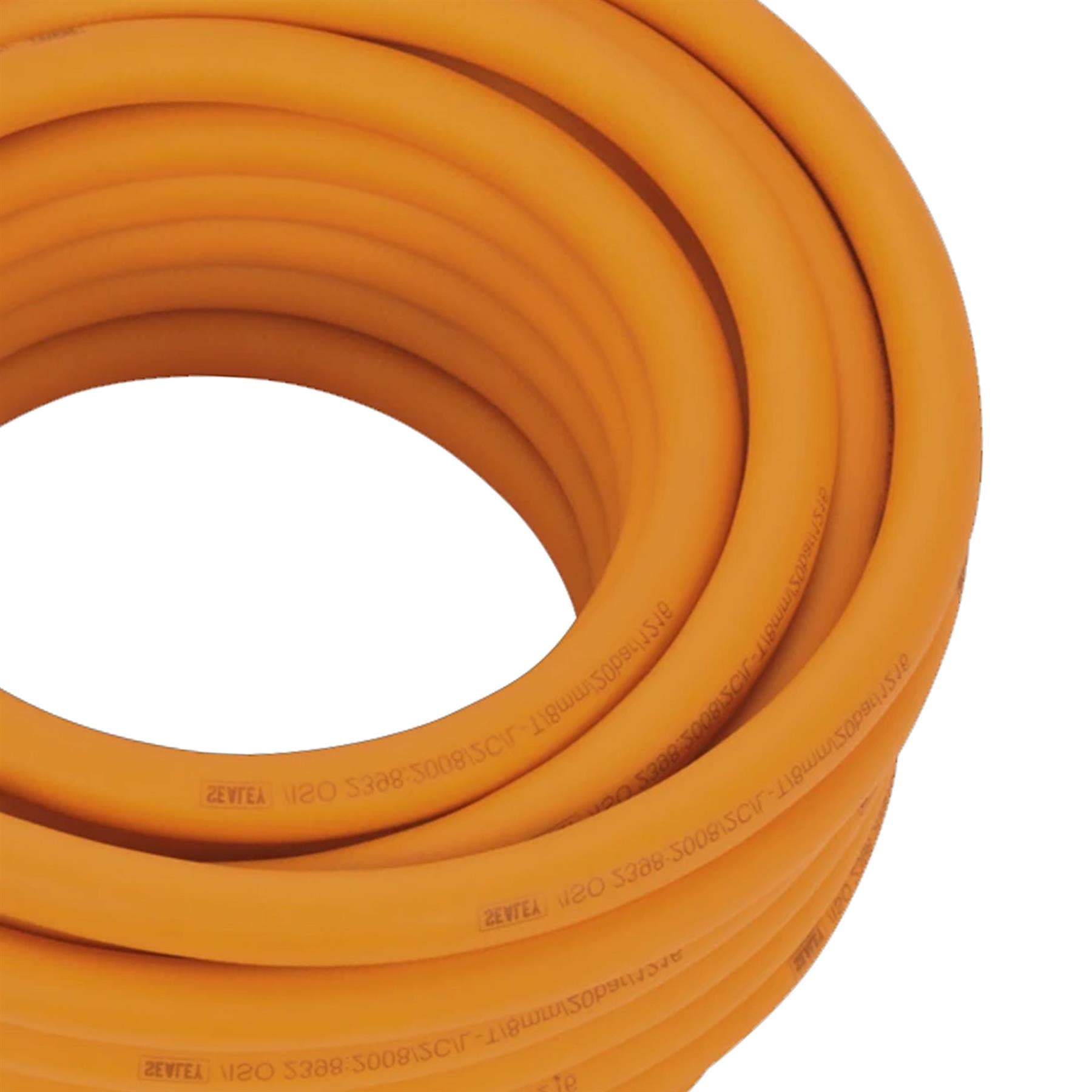 Sealey Air Hose 15m x �8mm Hybrid High-Visibility 1/4"BSP Unions