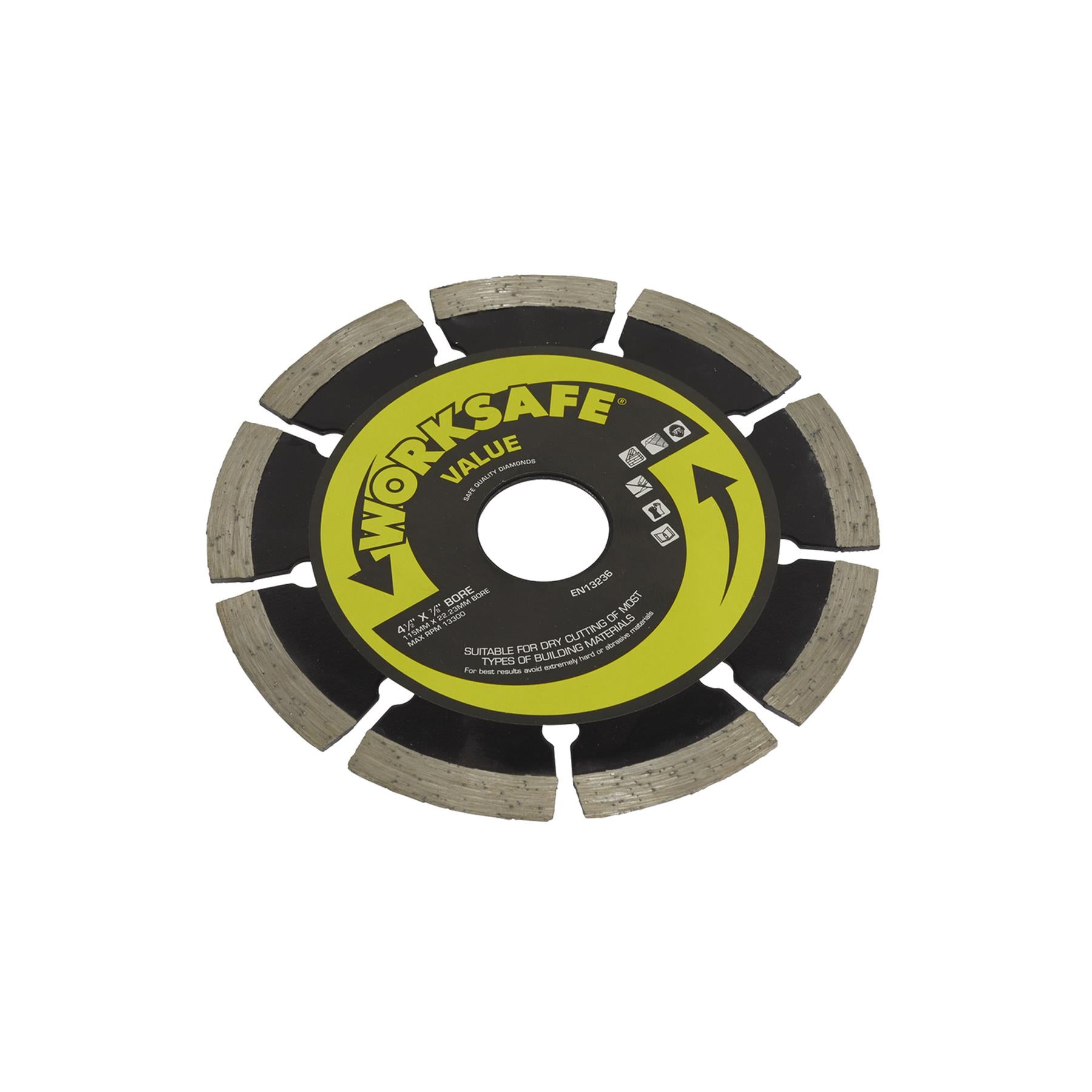 Sealey  Ø115 x 22mm Value Diamond Blade
