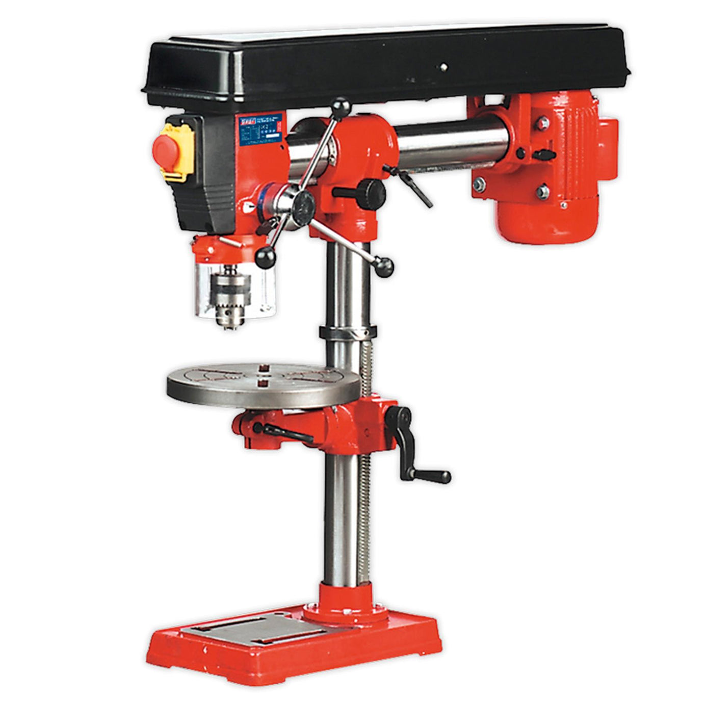 Sealey Radial Pillar Drill Bench 5-Speed 820mm Height 550W/230V