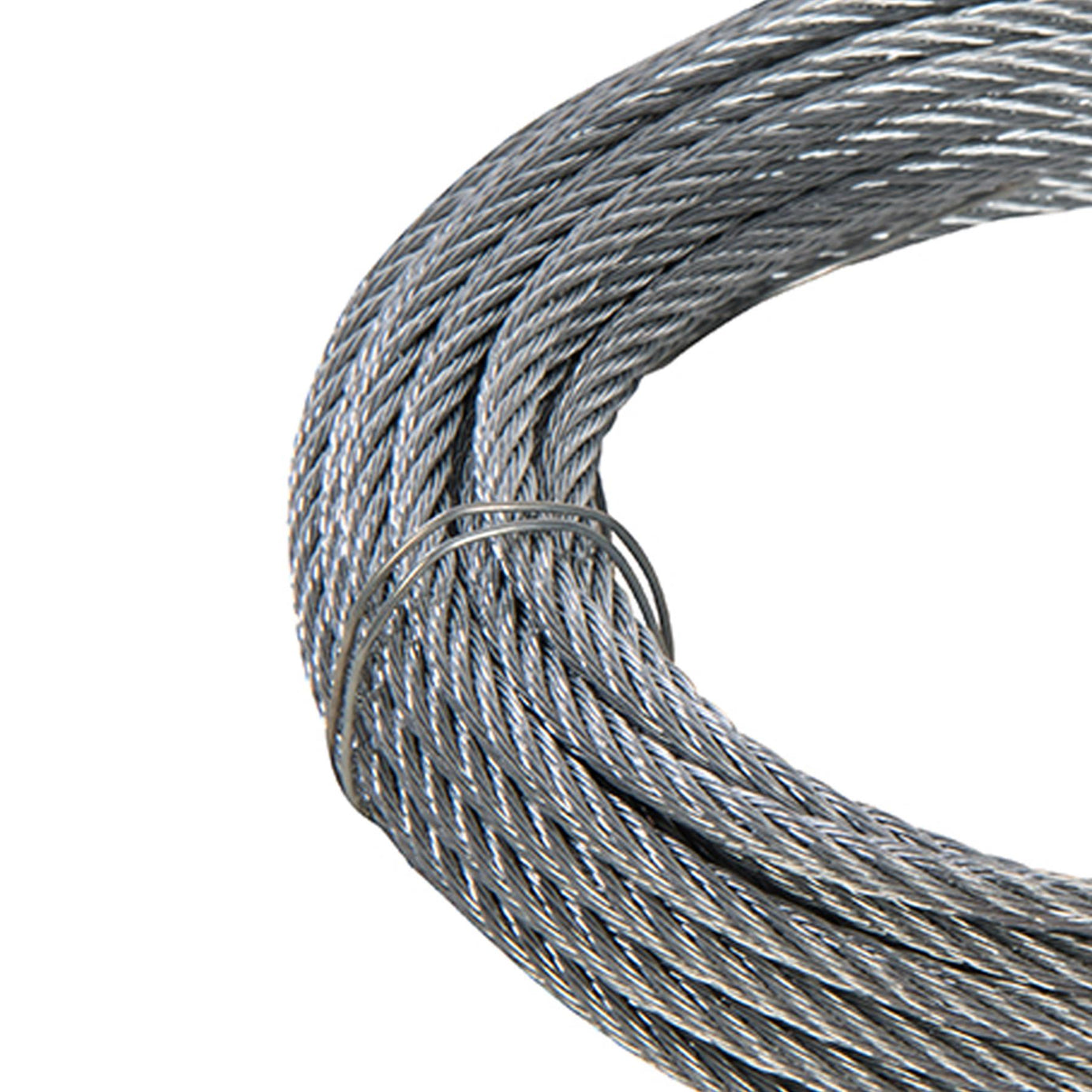 Galvanised Wire Rope - 6mm X 10M Zinc Plated Corrosion Resistant & Weatherproof