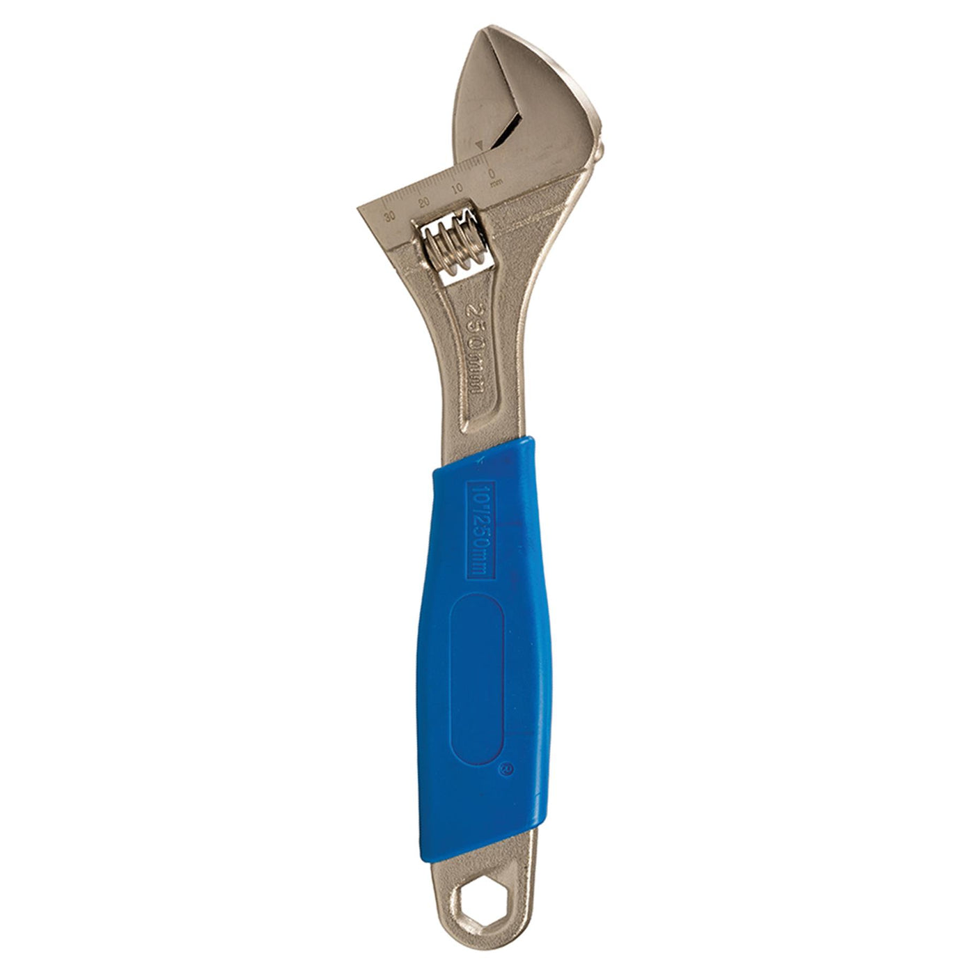 Adjustable Wrench 250mm Length - Jaw 27mm Chrome-Plated Carbon Steel