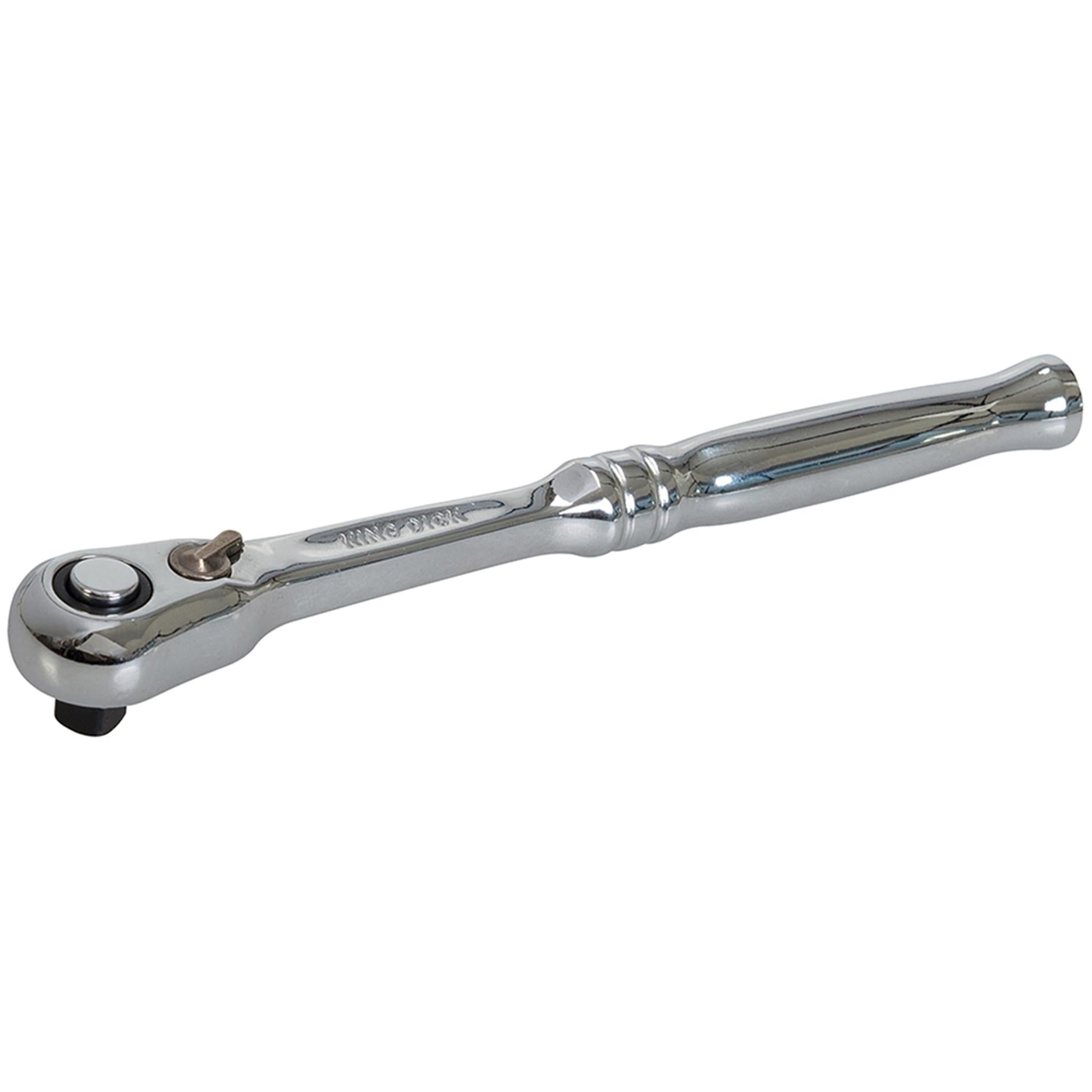 King Dick Full Chrome Reversible Ratchet SD 60 Teeth 1/4"