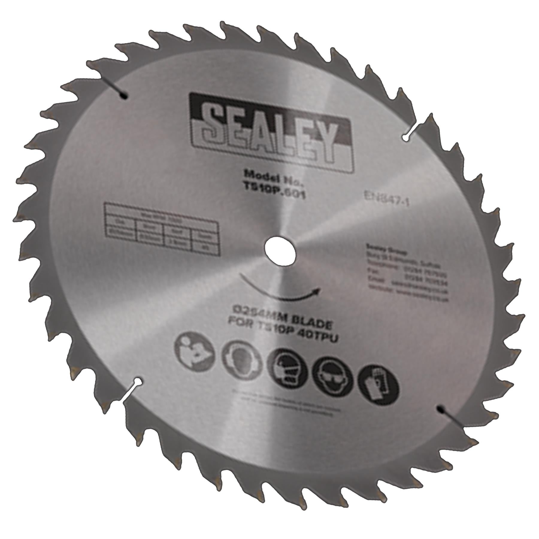 Sealey Blade 254mm x 2.8mm/30mm Bore 40tpu