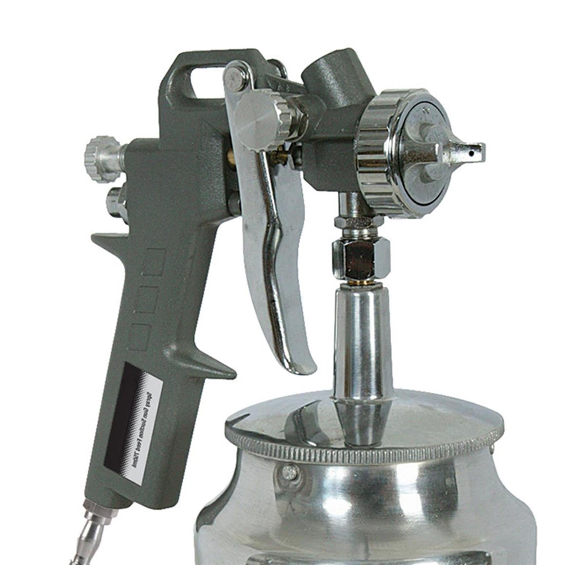 Spray Gun Suction Feed 750ml Car Paint Fence Painting Spraying Adjustable Spray