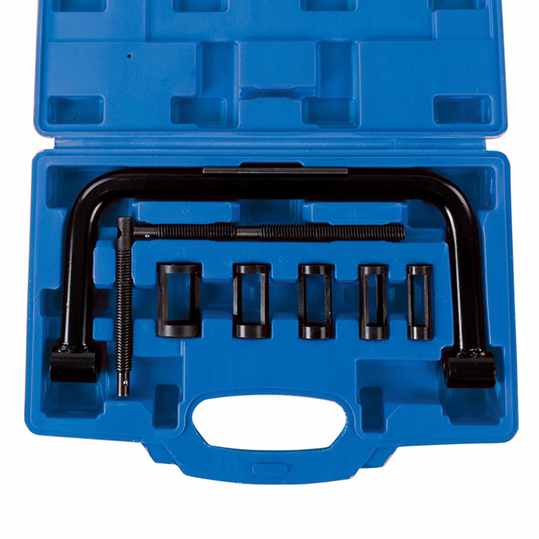 Valve Spring Compressor Tool Set 10Pc 16 - 30mm With Black Phosphate Finish