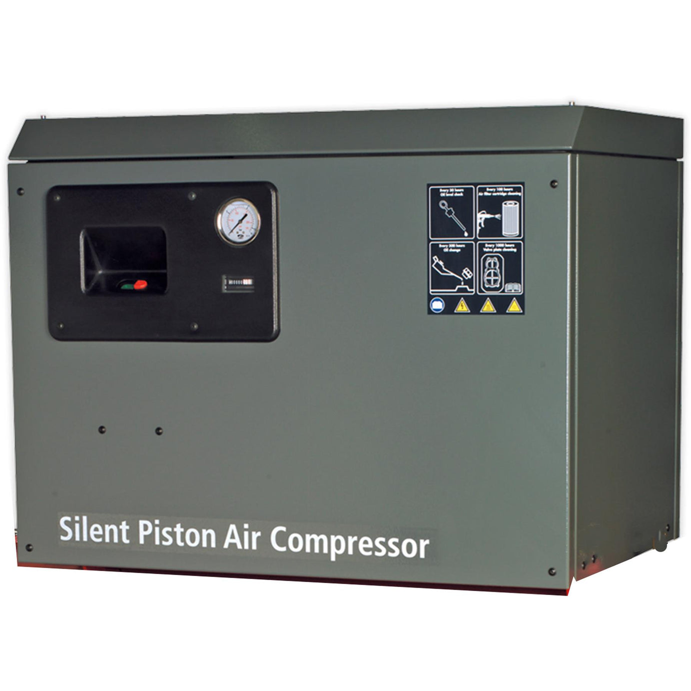 Sealey Compressor 270L Belt Drive 5.5hp 3ph 2-Stage Low Noise