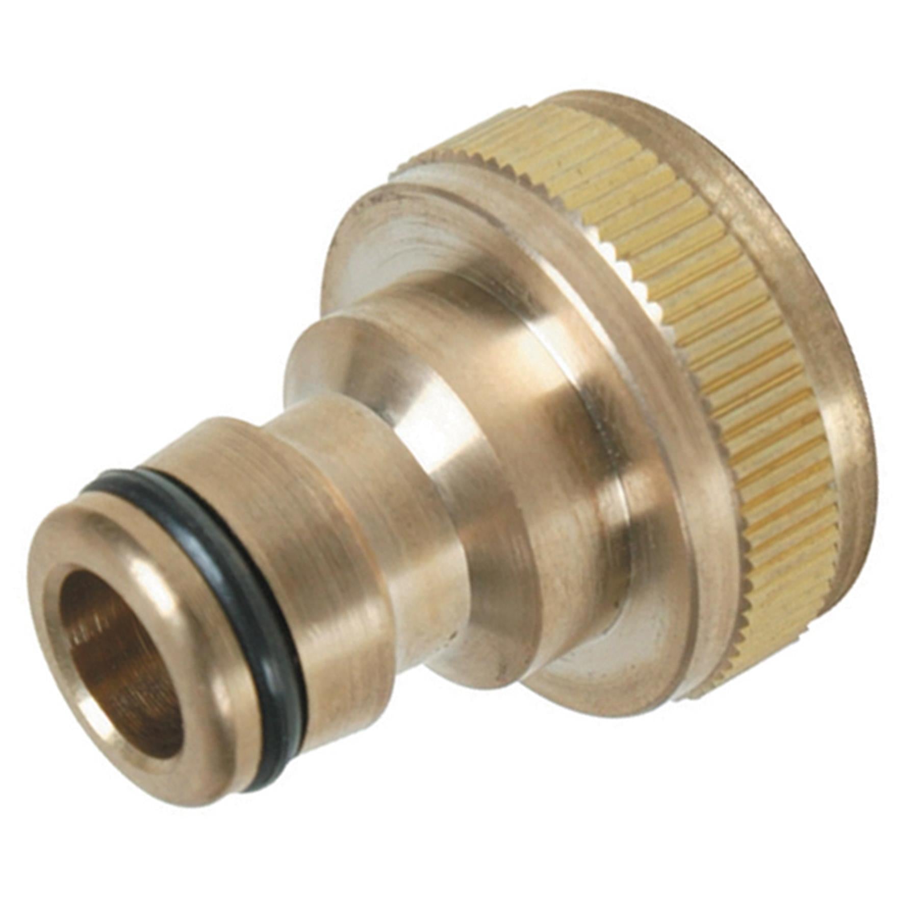 Tap Connector Brass 3/4" BSP- 1/2" Male Solid Brass Construction Long Life Seals
