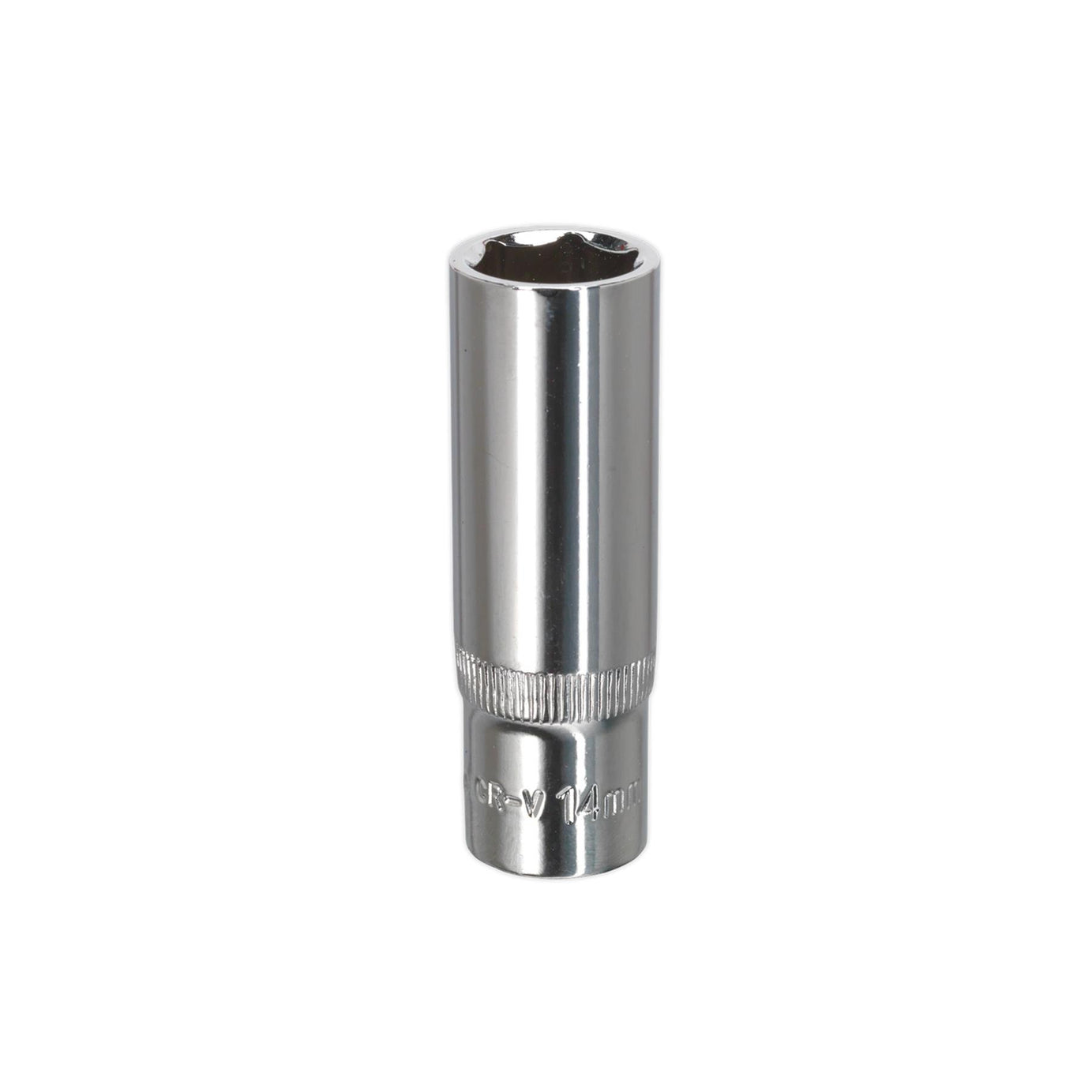 Sealey WallDrive Socket 14mm Deep 3/8"Sq Drive Fully Polished