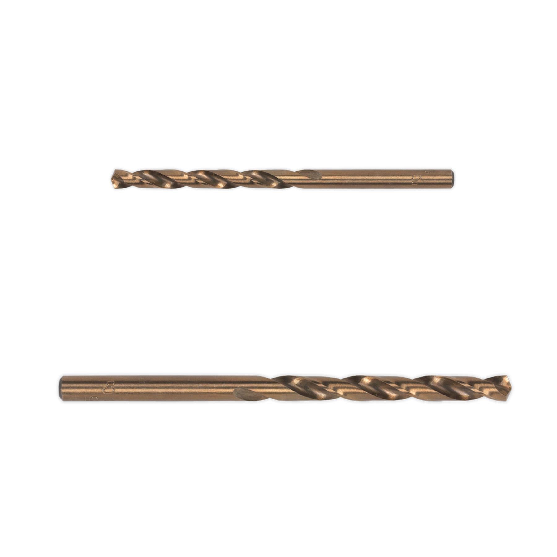 Sealey HSS Cobalt Fully Ground Drill Bit Ø4.5mm Pack of 10