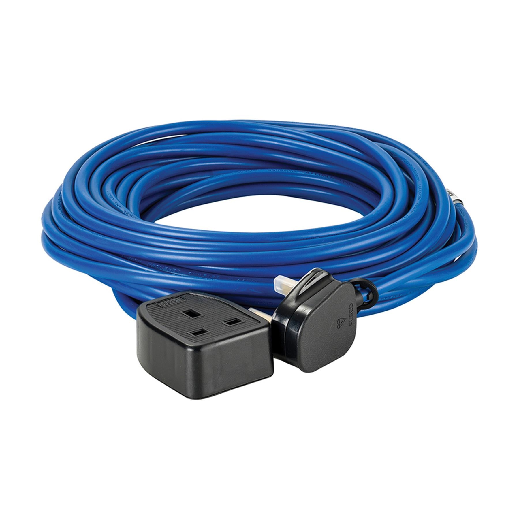 Defender Extension Lead Blue 1.5mm2 13A 14m 230V