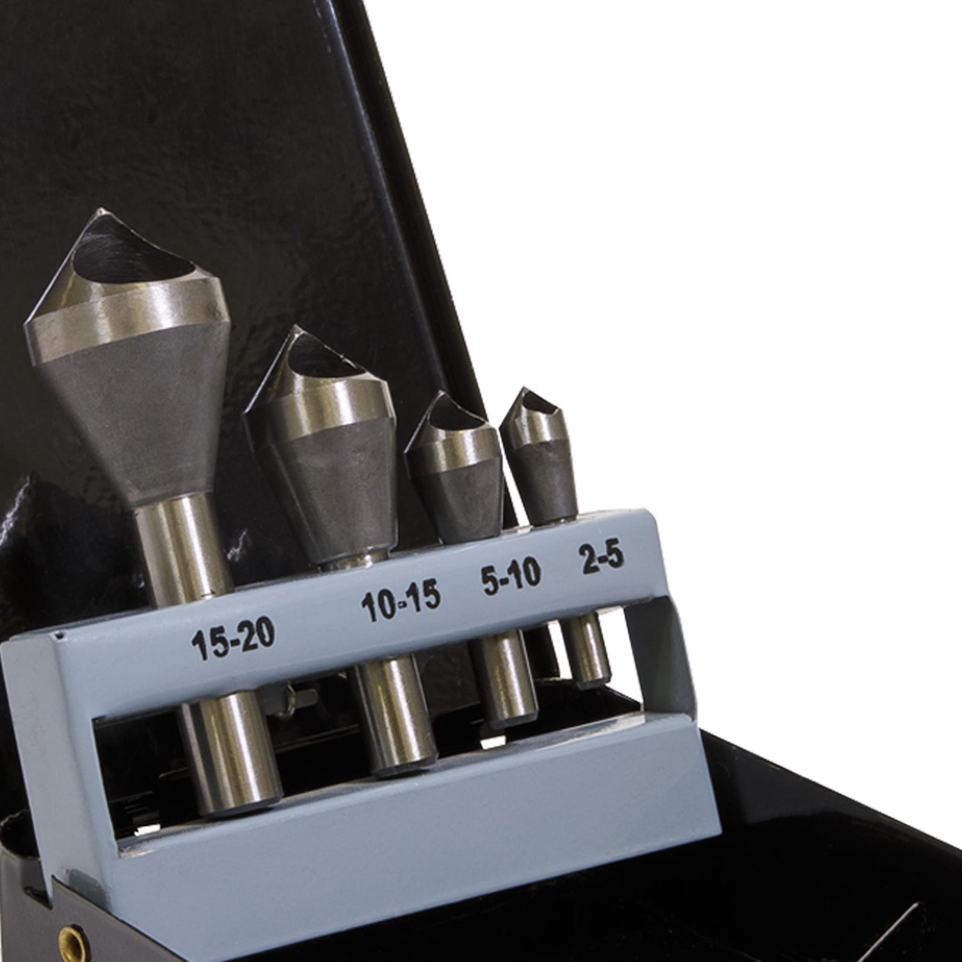 Sealey Slotted Deburring Countersink Drill Bit Set 4pc 90°