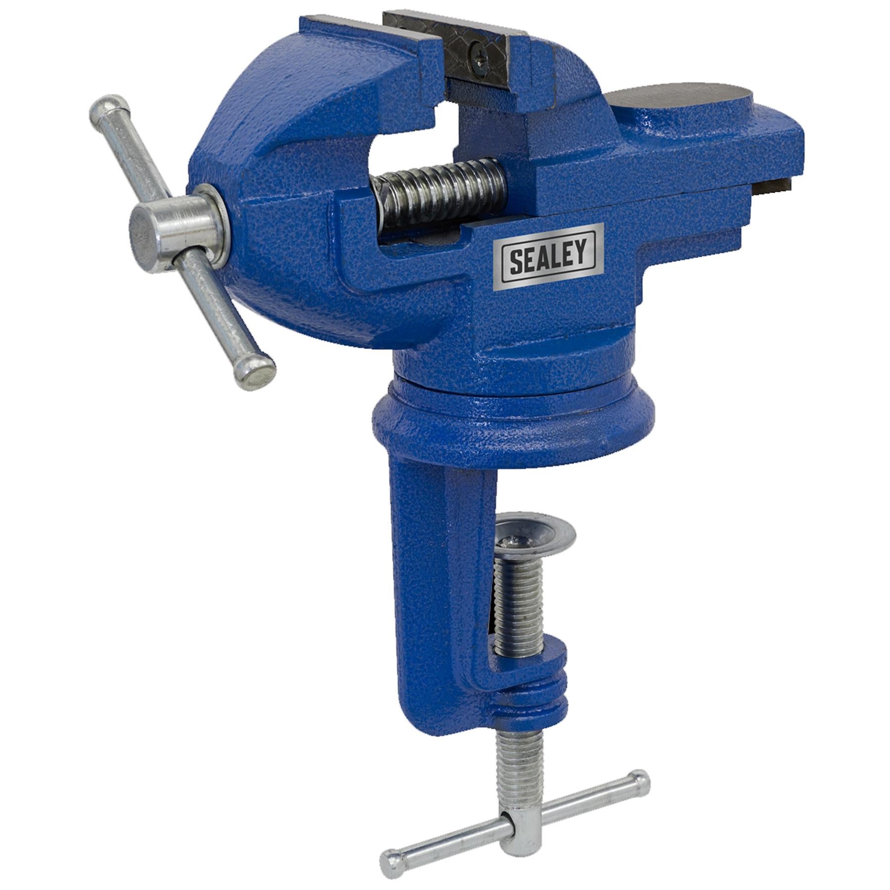 Sealey 50mm Swivel Base Baby Vice Model Making Bench Table Fix Clamp Small DIY