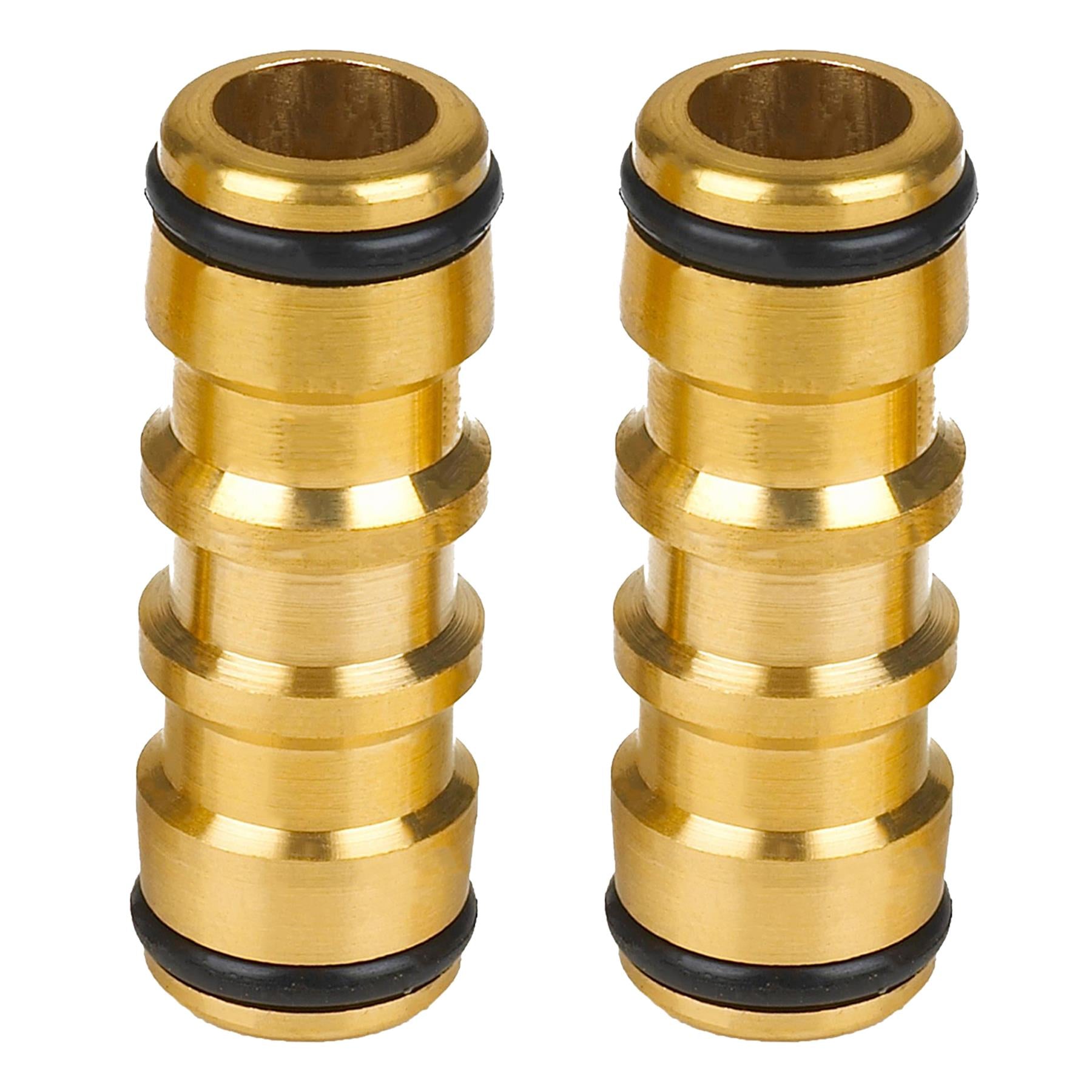 2 x Solid 1/2" Brass Quick