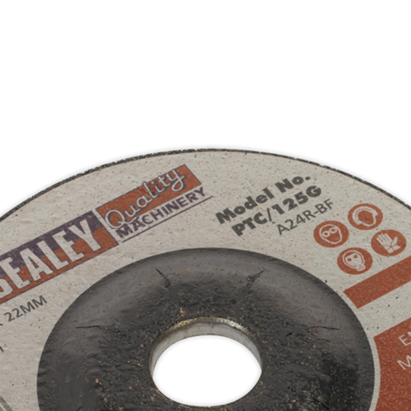 Sealey Grinding Disc 125 x 6mm 22mm Bore