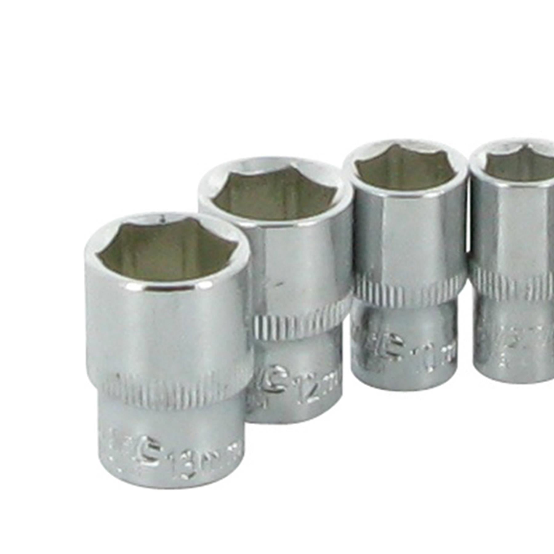 Genuine 8Pce Socket Set 1/4" Drive Metric Workshop Tool New