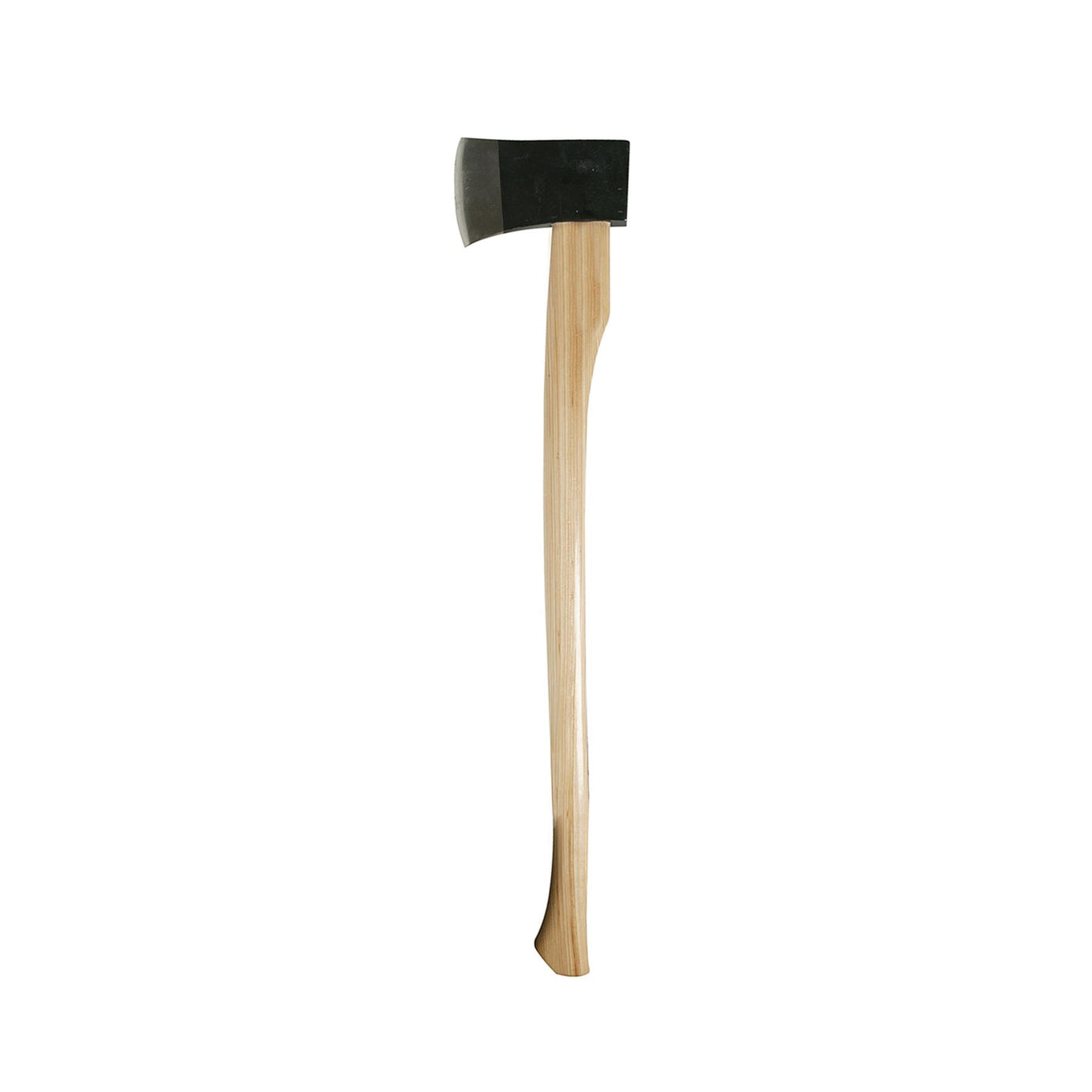 Hickory Felling Axe - 4.5Lb (2.04Kg) Forged Steel Powder-Coated Polished Head