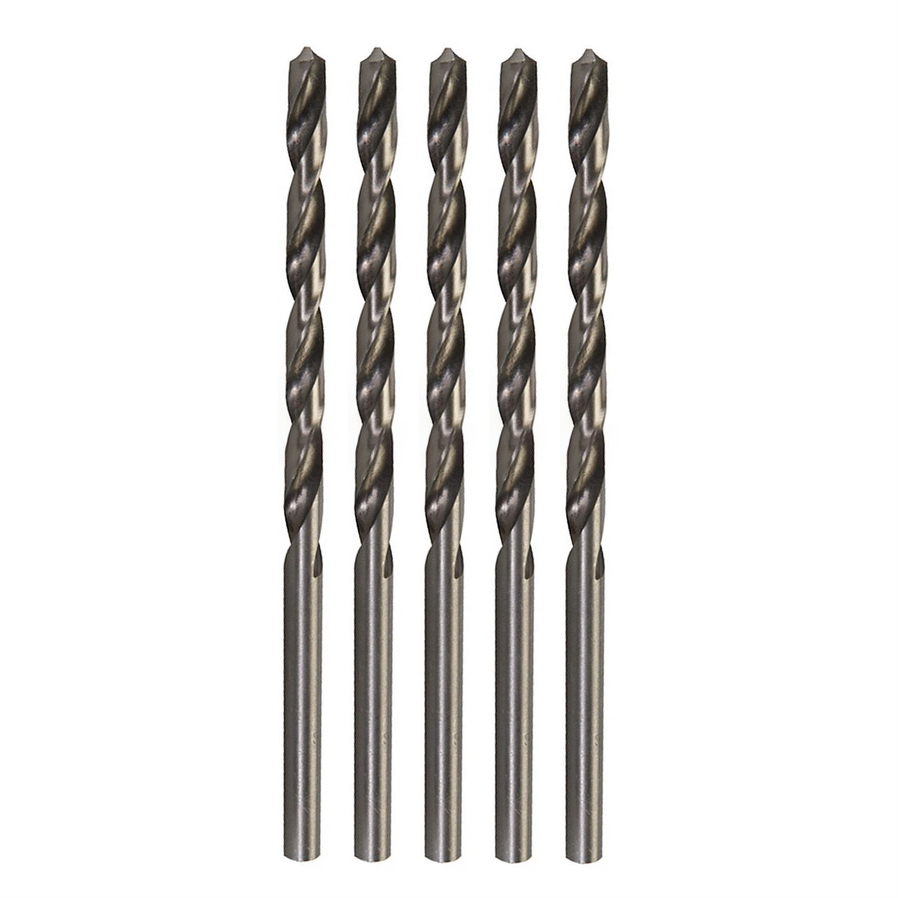 Qaulity 5Pk Metric HSS-R Long Series Bits 8.0mm X 165mm Hand Tool Drills