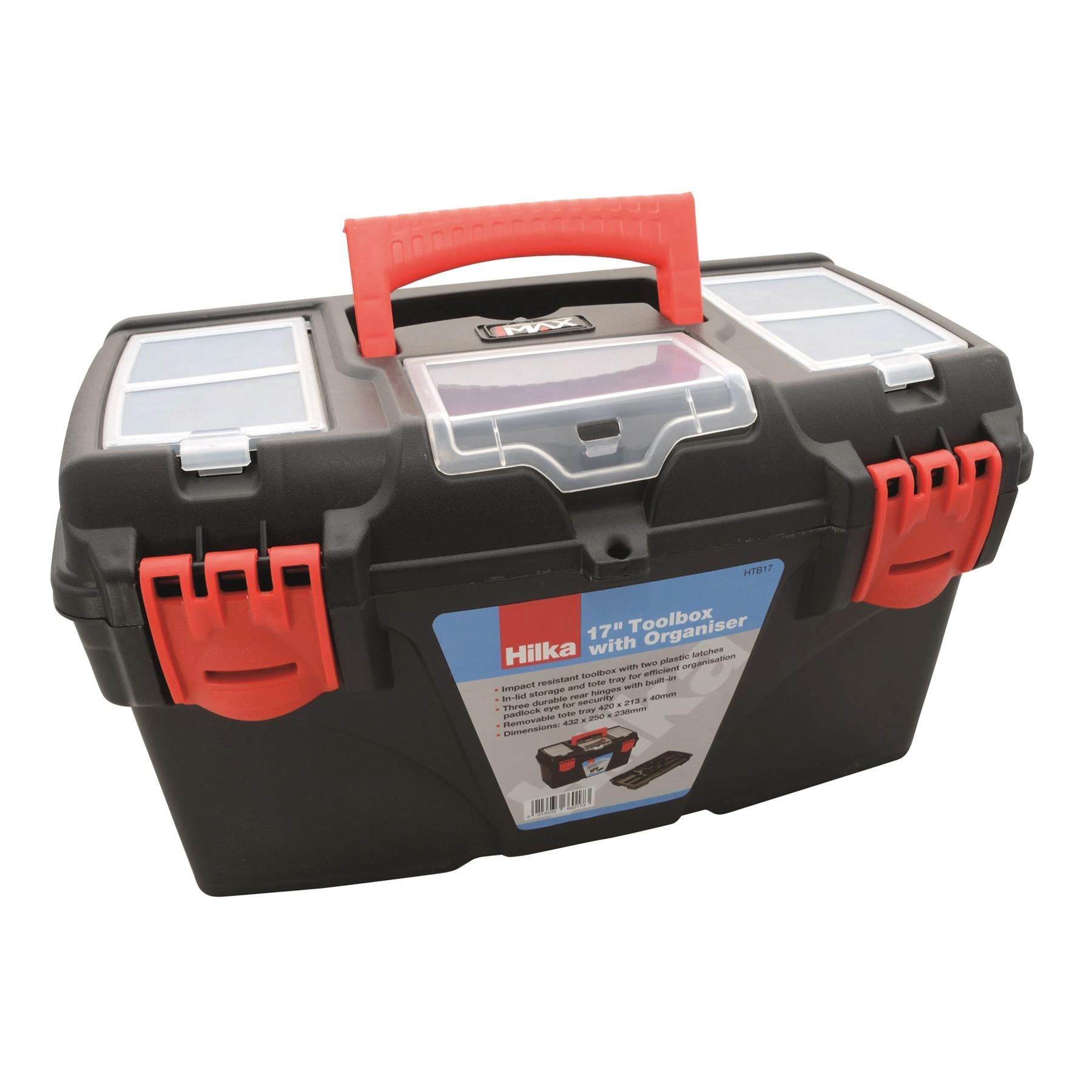 Hilka 17" Toolbox + Organiser