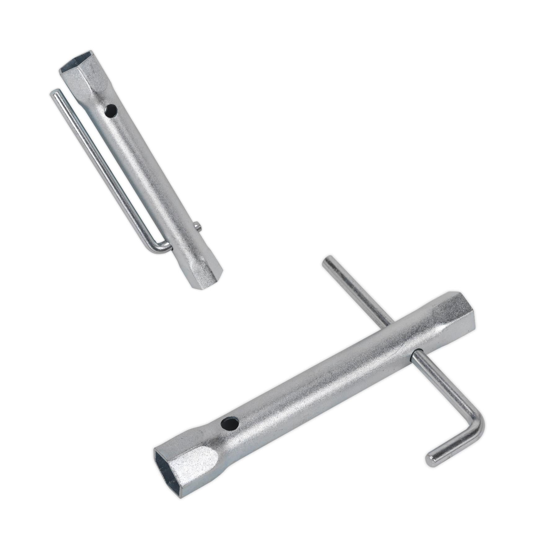 Sealey Double End Long Reach Spark Plug Box Spanner 18/21mm + L-Bar