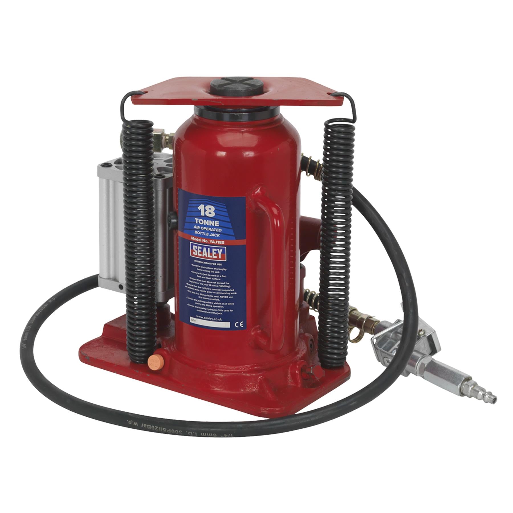 Sealey Air Operated Bottle Jack 18tonne Powerful & Reliable