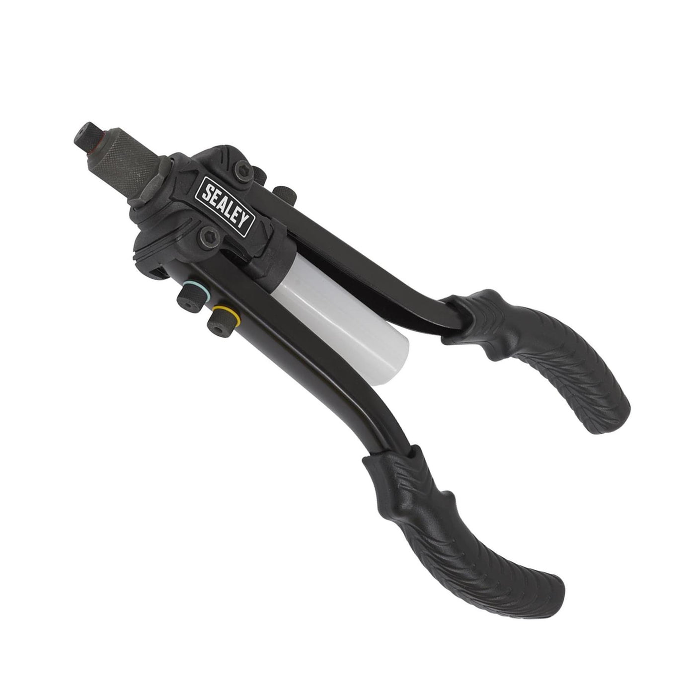 Sealey Short-Arm/Compact Riviter With Collection Bowl Heavy Duty Gun/Tool