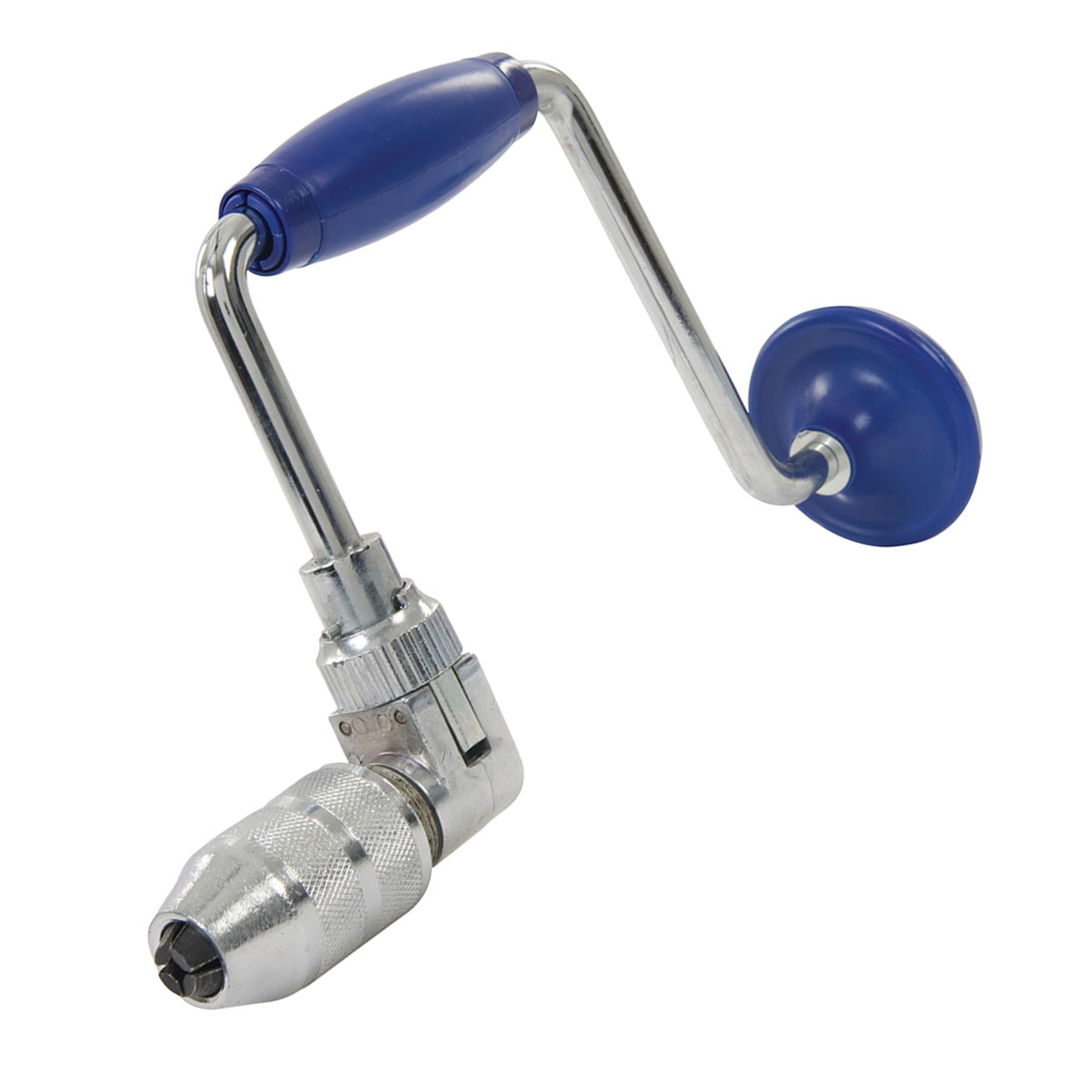 Hand Brace Drill 280mm Precision Wood Drilling Woodwork 13mm 4 Jaw Chuck