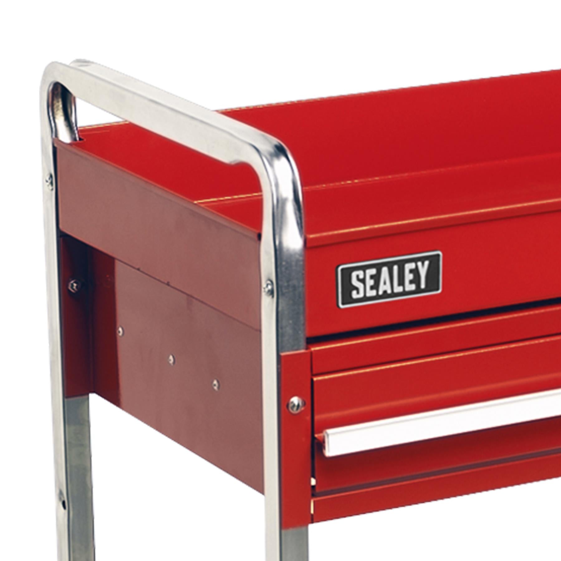 Sealey Trolley 2-Level Heavy-Duty with Lockable Drawer