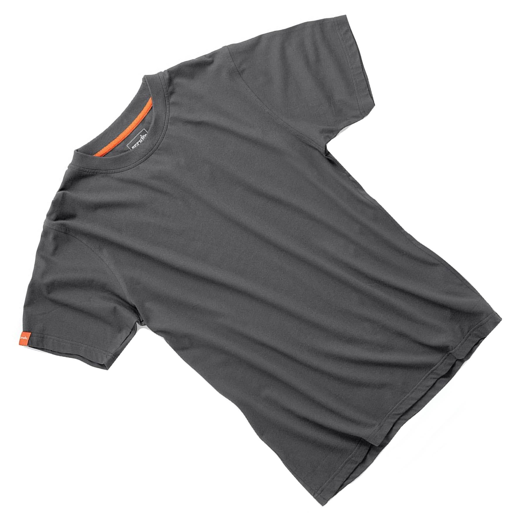 Scruffs Eco Worker T-Shirt Hardwearing Work Shirt Graphite L