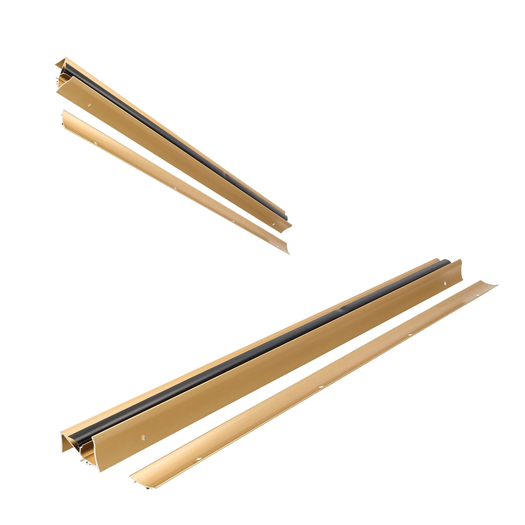 Superseal Threshold Sill Rubber Rain Draught Excluder Door Seal-Gold