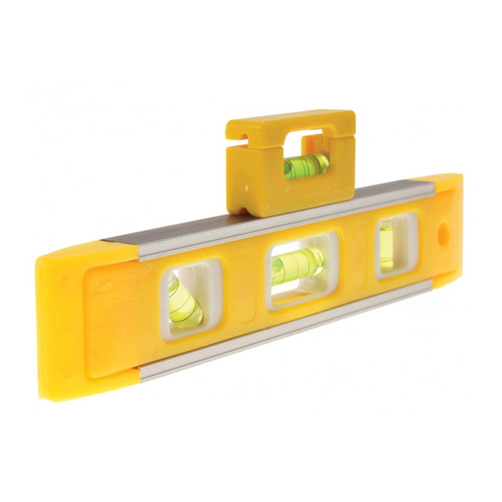 BlueSpot 225mm Magnetic Torpedo Level With Mini Level 3 Spirit Level