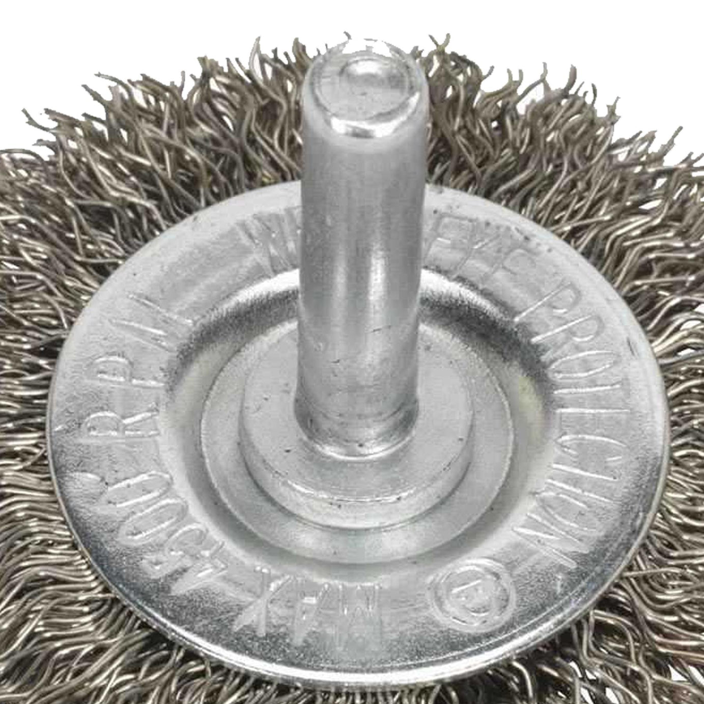 Sealey Flat Wire Brush Stainless Steel 50mm with 6mm Shaft