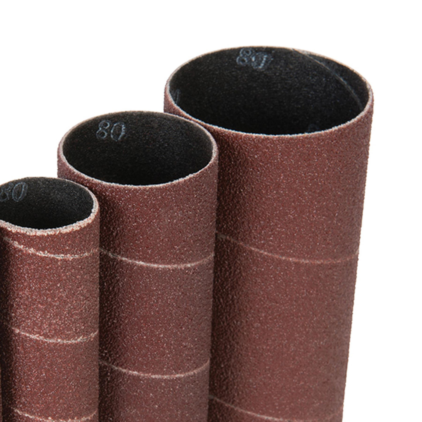 Aluminium Oxide Sanding Sleeves 5Pc 80G With Cloth Backing for Wood 80G