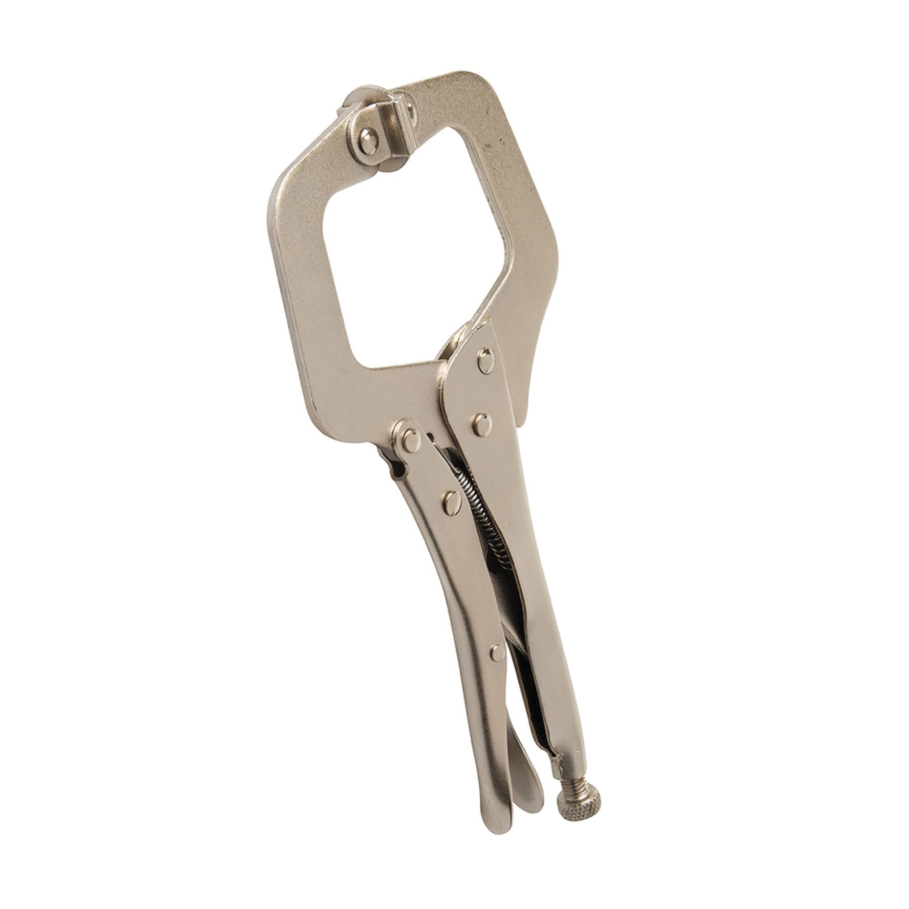 C-Type Welding Clamps 275mm Nickel-Plated Steel For Corrosion Resistance