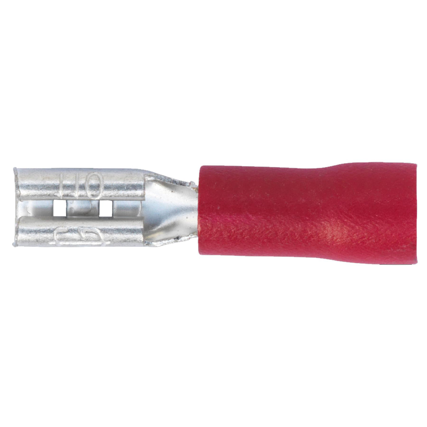 Sealey Push-On Terminal 2.8mm Female Red Pack of 100