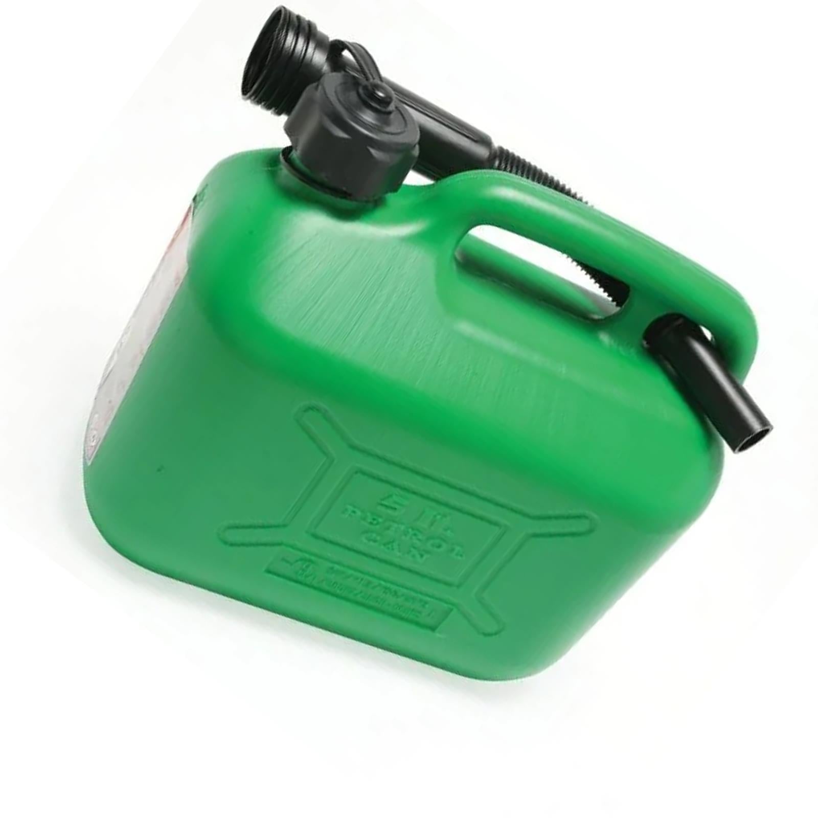 Durable 5L Green Plastic Fuel Can