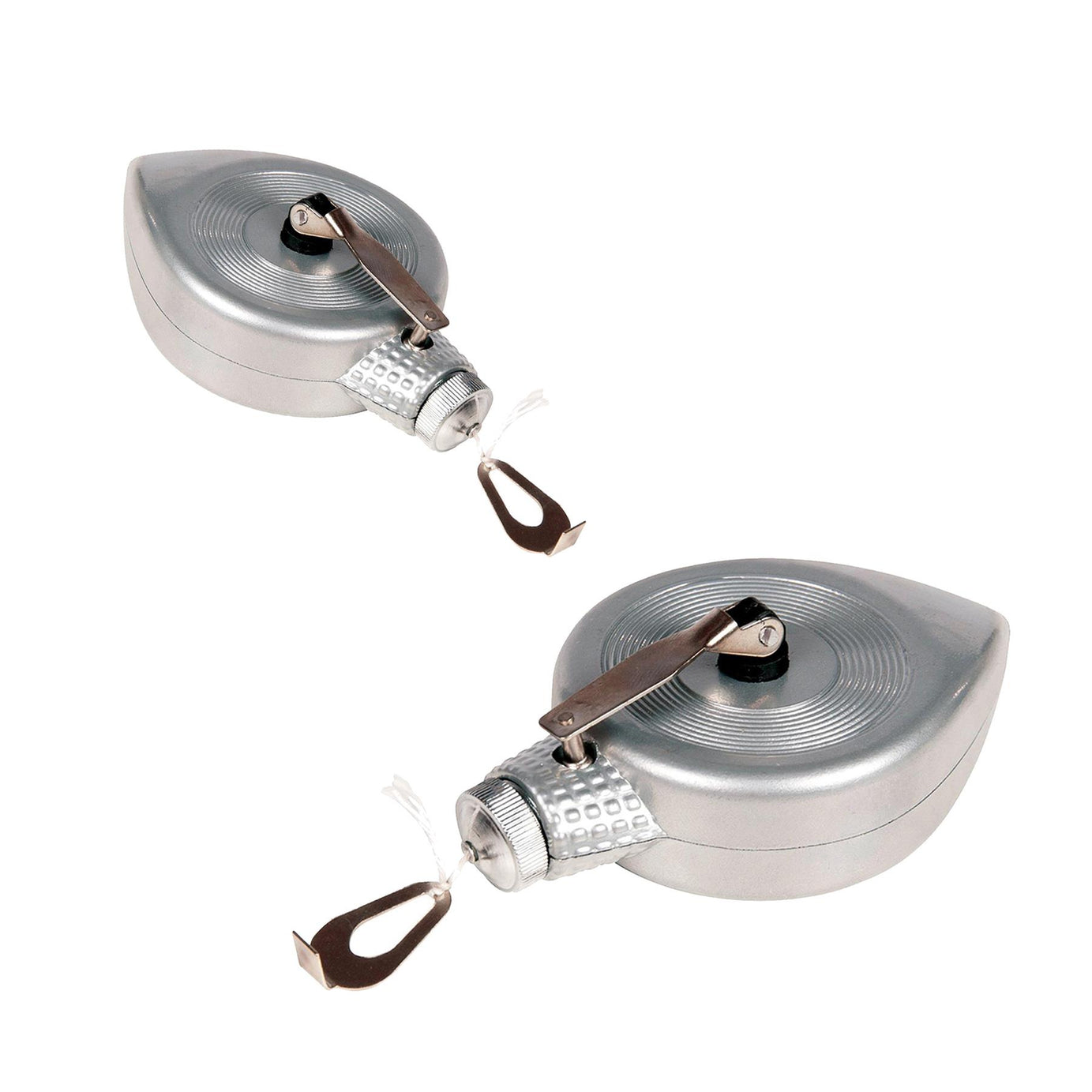Metal Chalk Line Reel Plumb Bob Lightweight Durable Aluminium 30 metre