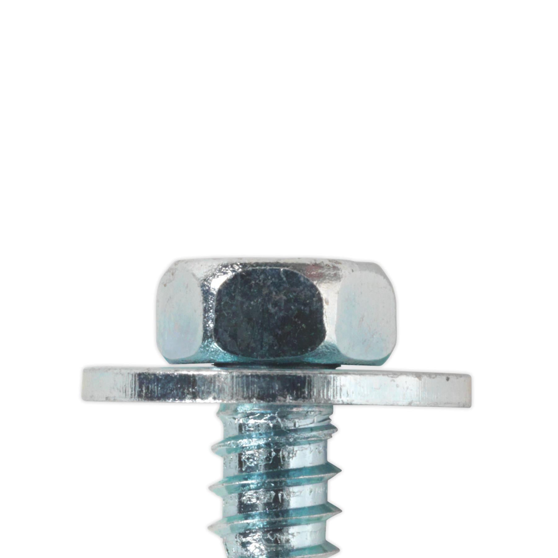 Sealey Acme Screw with Captive Washer M14 x 1/2" Zinc Pack of 100