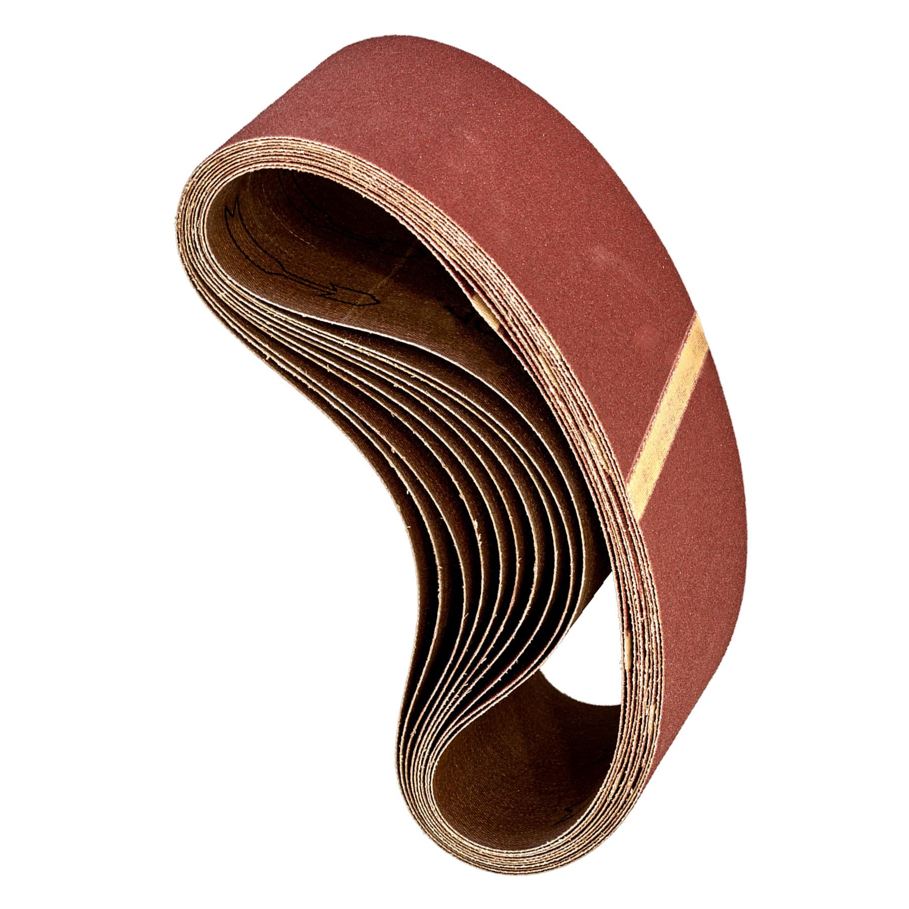 Sealey Sanding Belt 75 x 533mm 80Grit - Pack of 10
