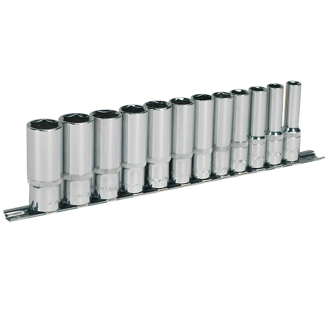 Sealey Socket Set 12pc 3/8"Sq Drive 6pt Deep WallDrive Metric