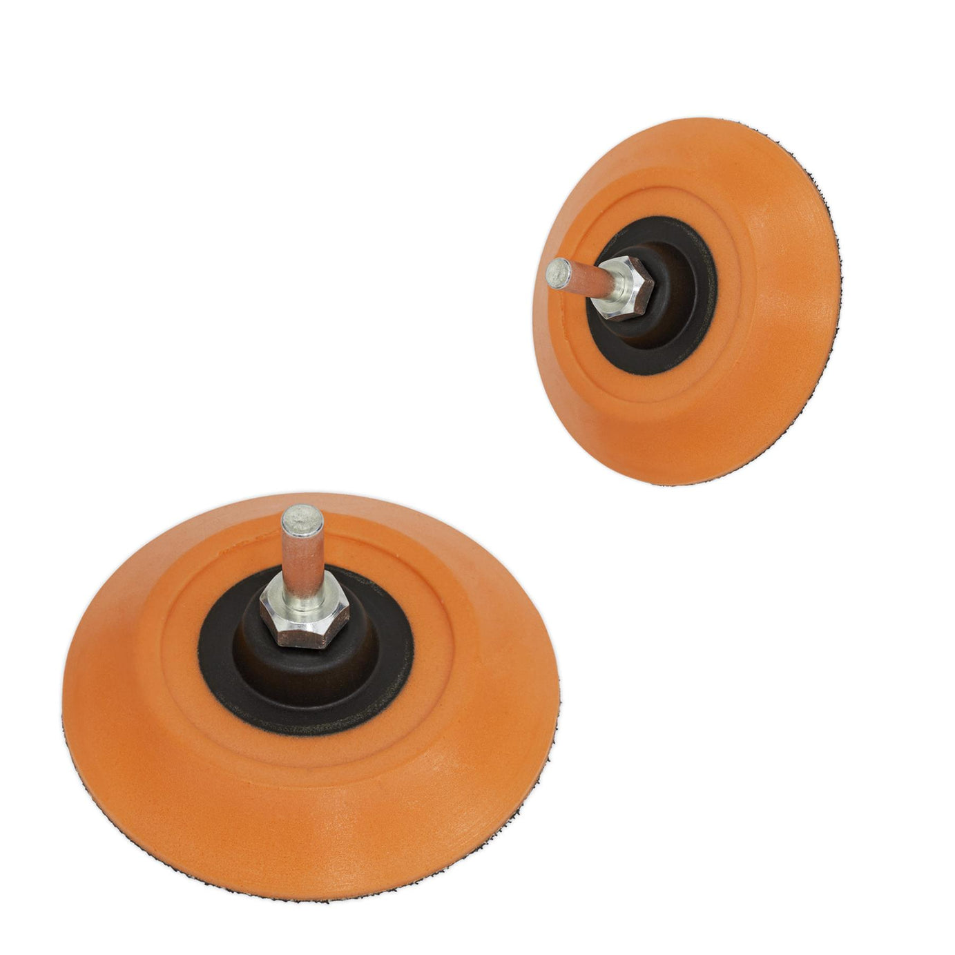 Sealey Hook-and-Loop Backing Pad Ø75mm 6mm Shaft Garage Workshop DIY