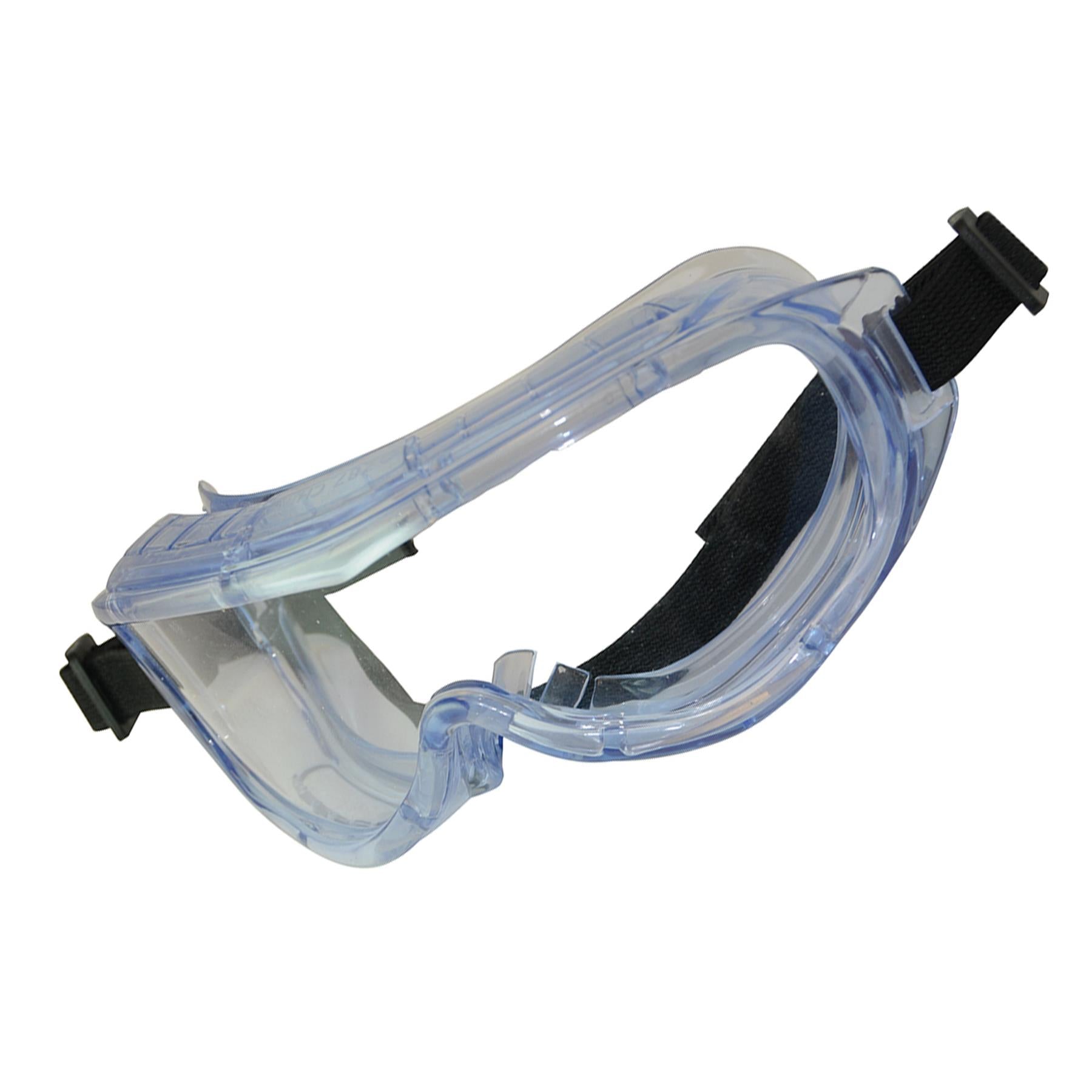 Panoramic Safety Goggles Panoramic Blue Tinted Lightweight Frame New