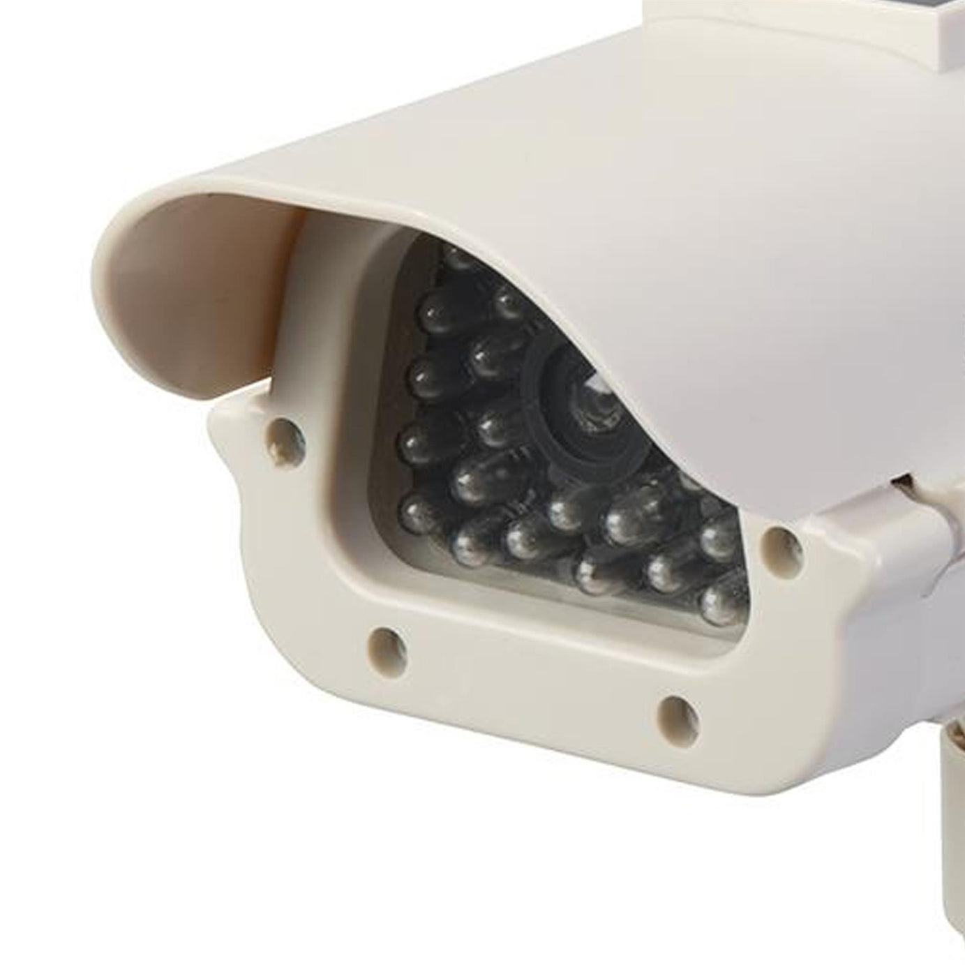 Solar-Powered Dummy CCTV Camera With Led Solar-Powered Weatherproof Deterrent
