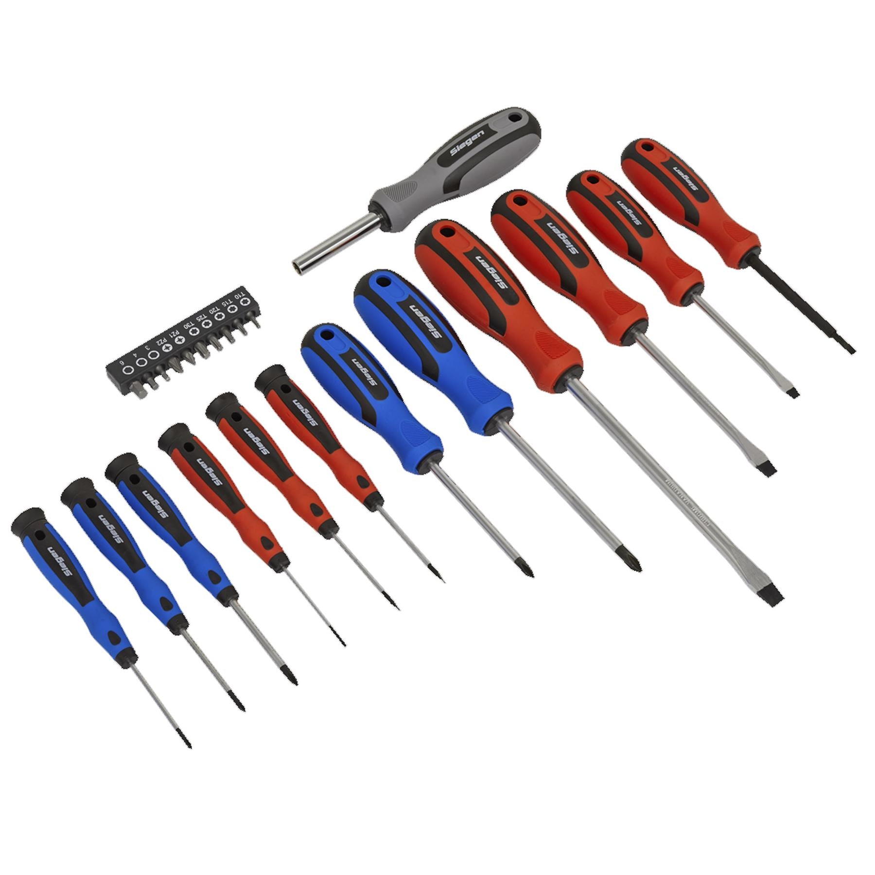 Sealey Soft Grip Screwdriver & Bit Set 23pc