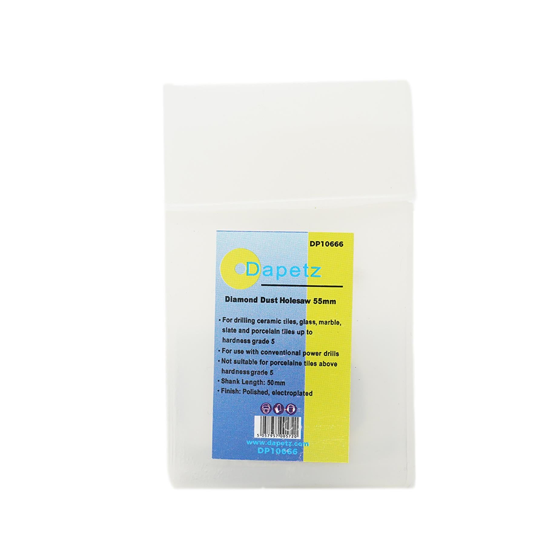 Diamond Holesaw 55mm Drill Bit Cutter Tile Ceramic Glass Porcelain Marble