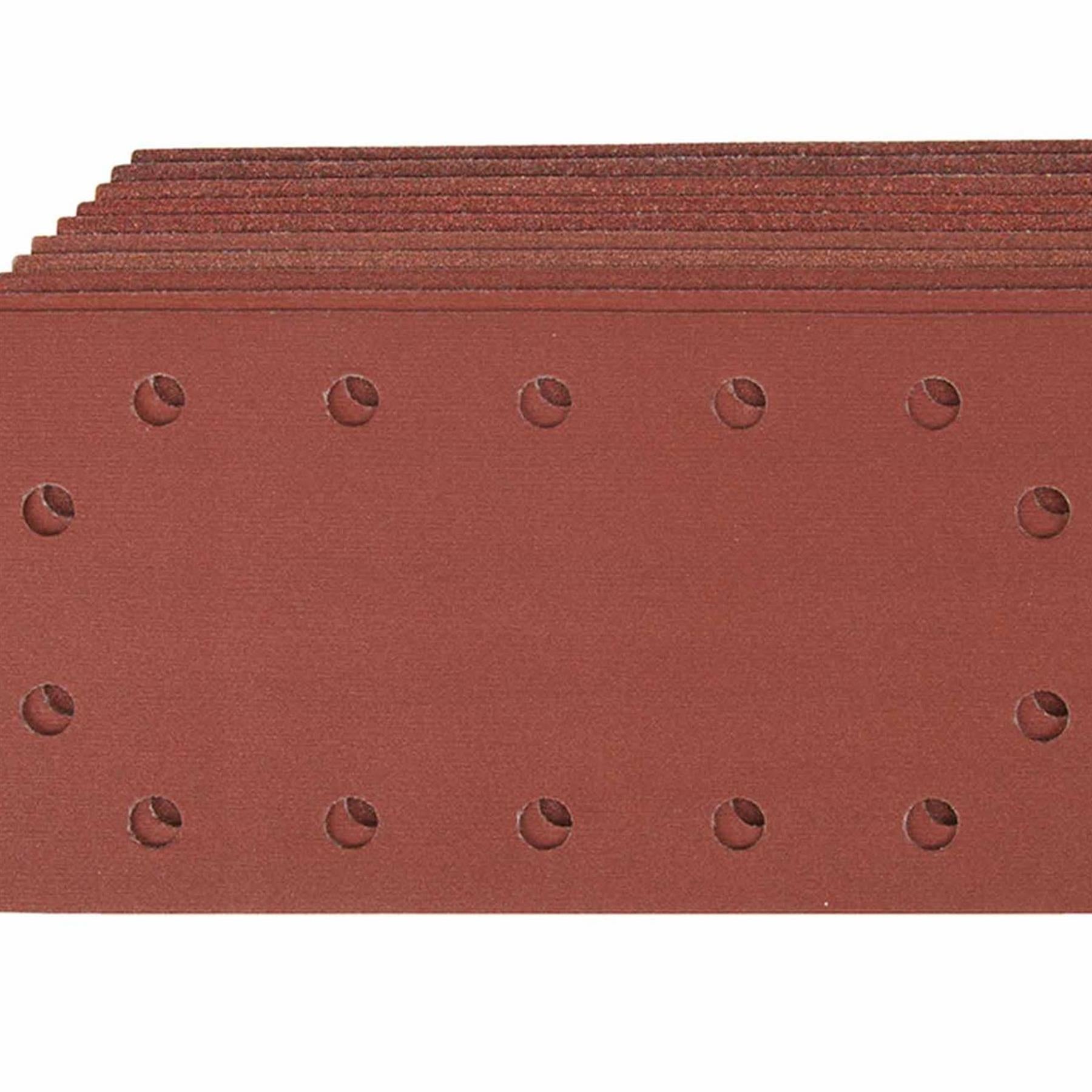Hook & Loop 1/2 Punched Sanding Sheets 10Pk 60 80 120 240 Grit Brand New